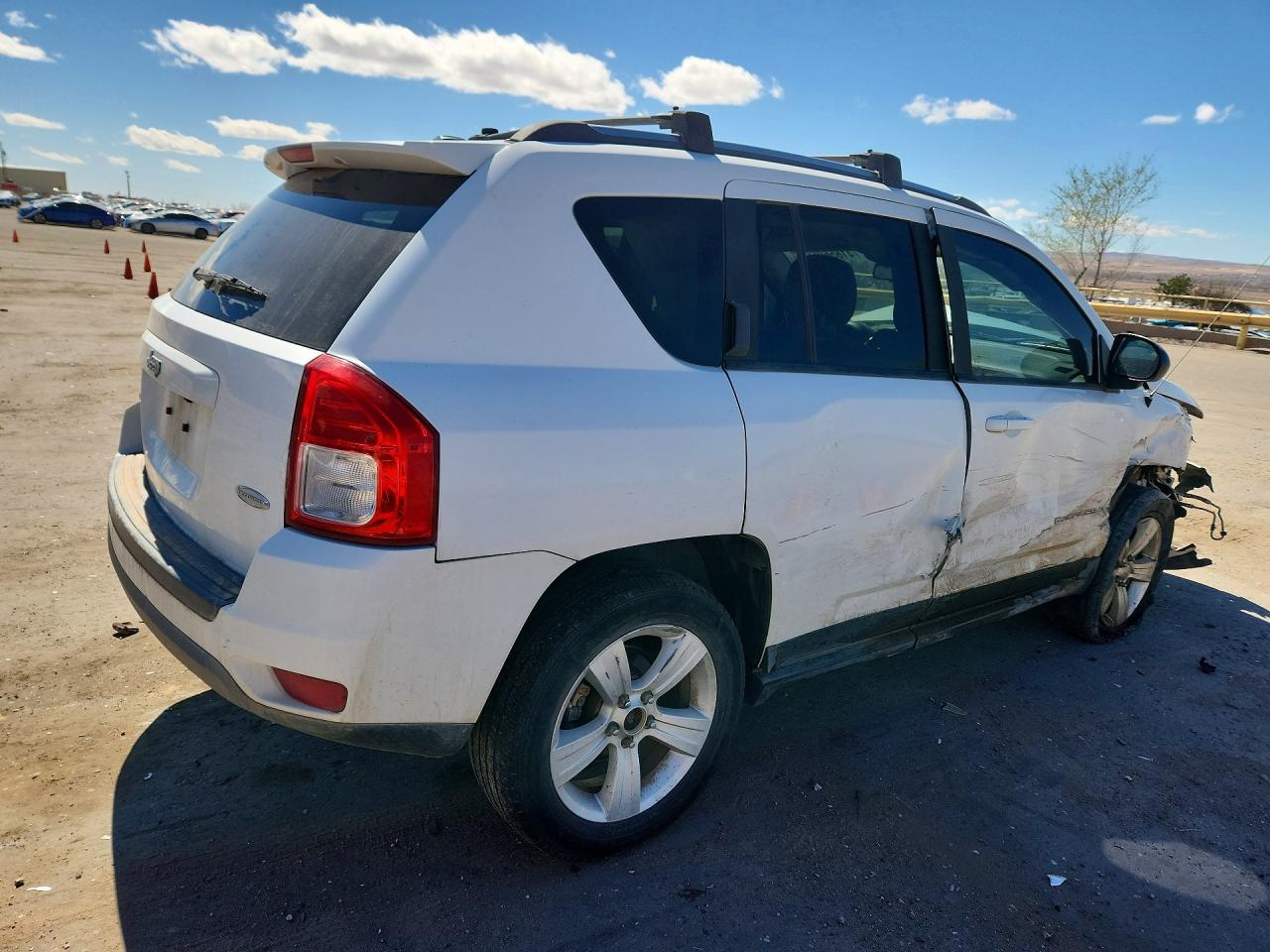 2012 Jeep Compass Белый vin: 1C4NJDEBXCD625460