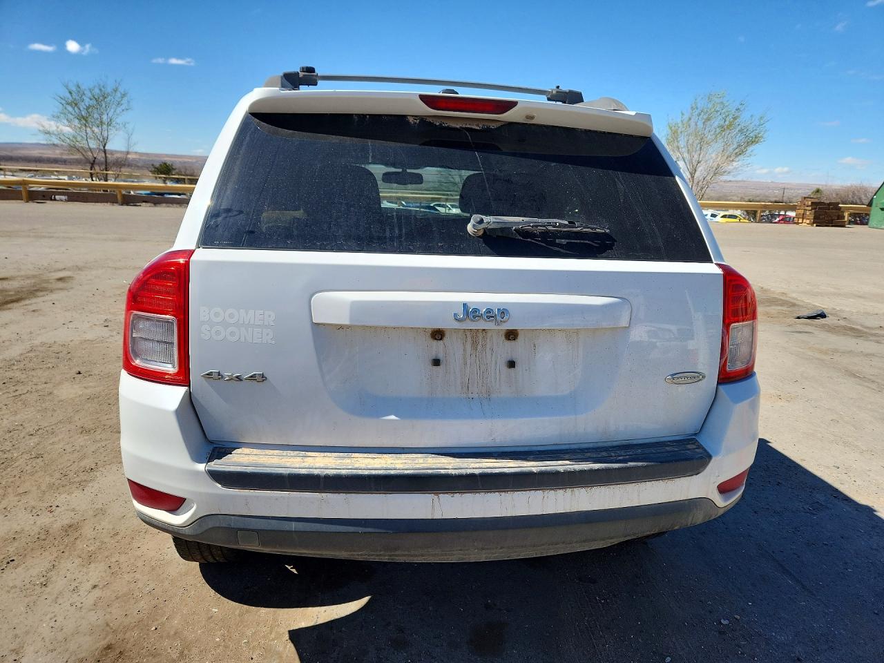 2012 Jeep Compass Белый vin: 1C4NJDEBXCD625460