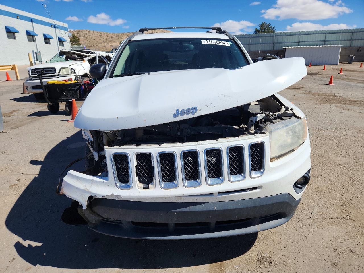2012 Jeep Compass Белый vin: 1C4NJDEBXCD625460