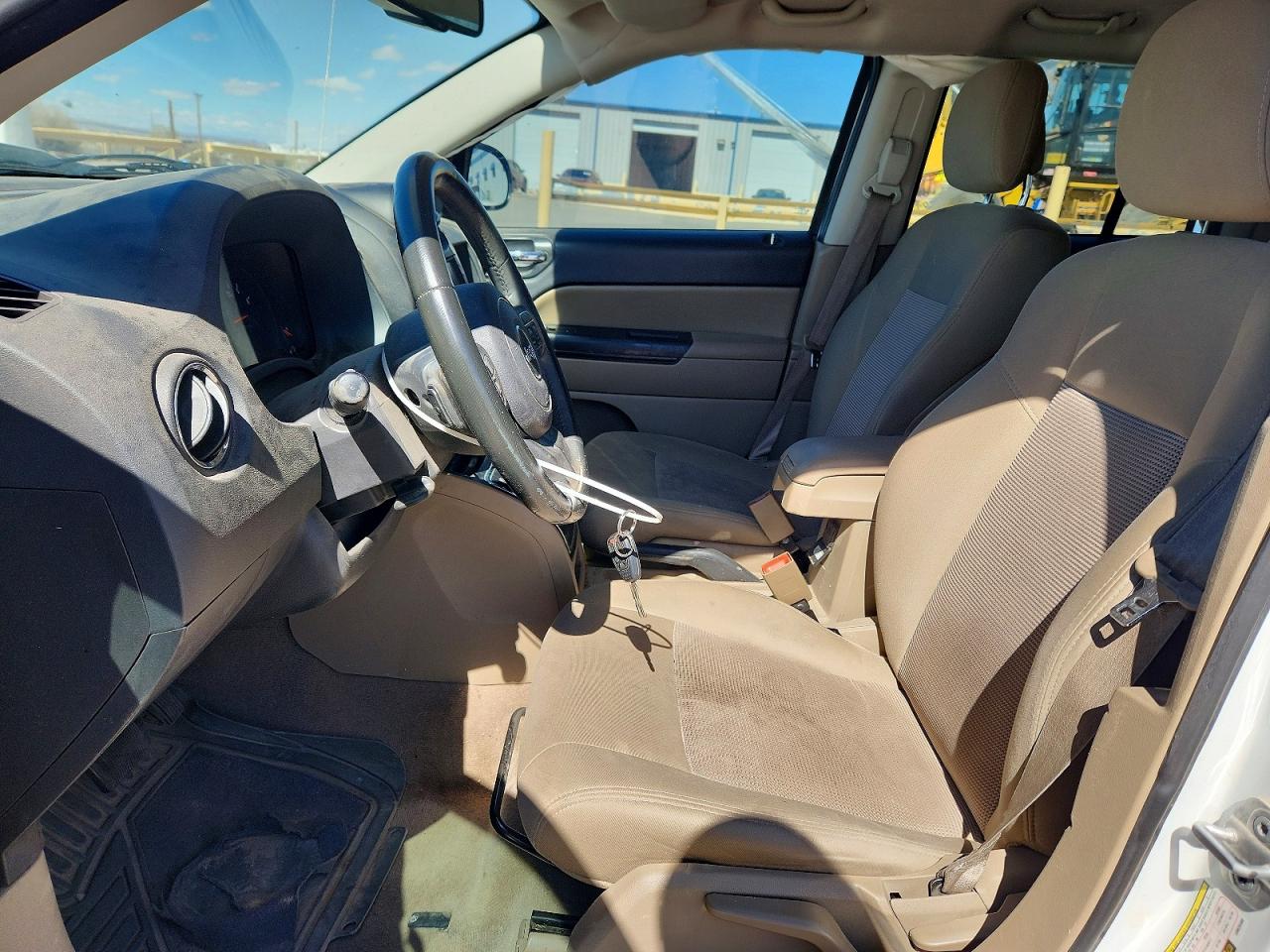 2012 Jeep Compass Белый vin: 1C4NJDEBXCD625460