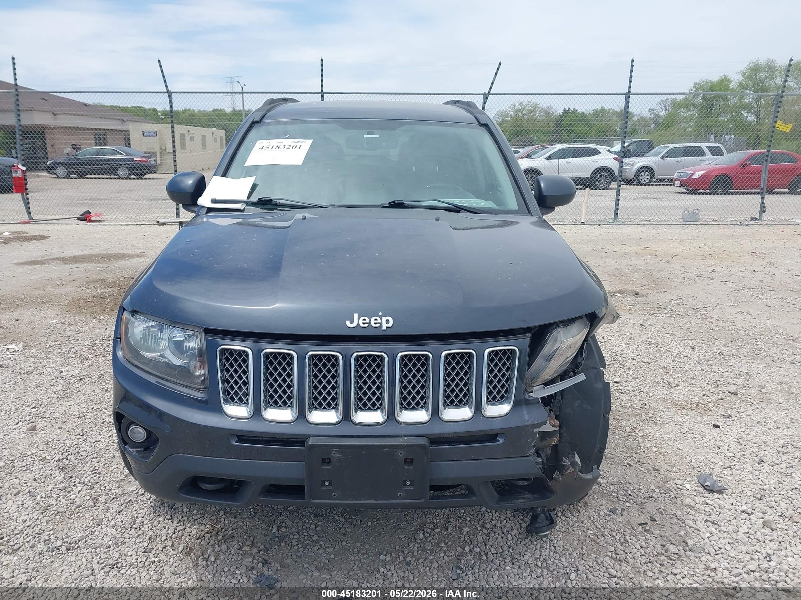 2014 Jeep Compass Latitude Черный vin: 1C4NJDEBXED725447