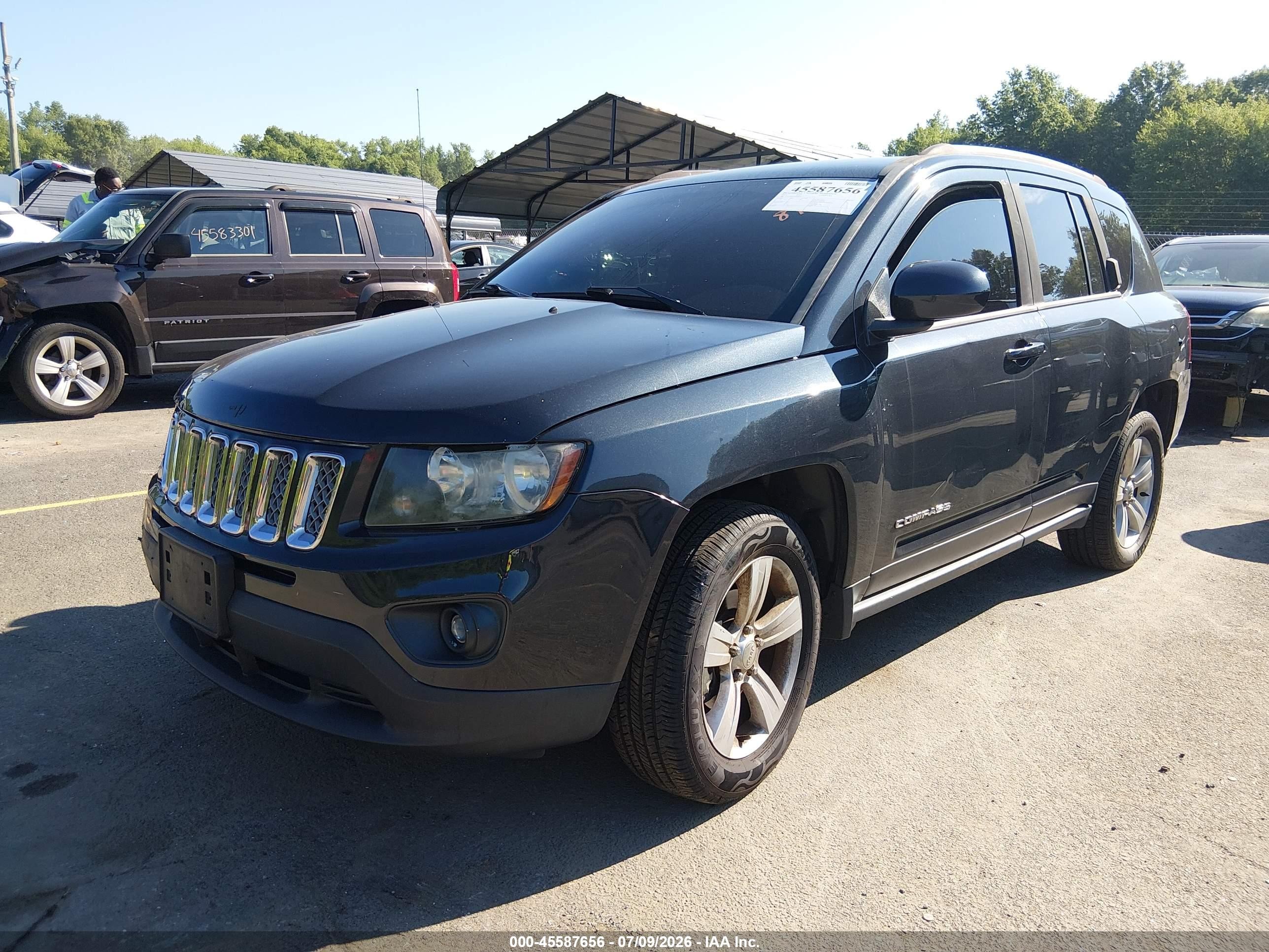 2014 Jeep Compass Latitude Серый vin: 1C4NJDEBXED816573
