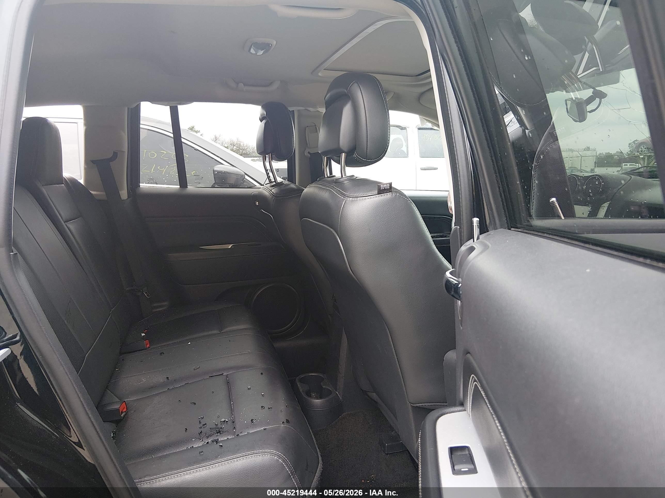 2015 Jeep Compass High Altitude Edition Black vin: 1C4NJDEBXFD292777
