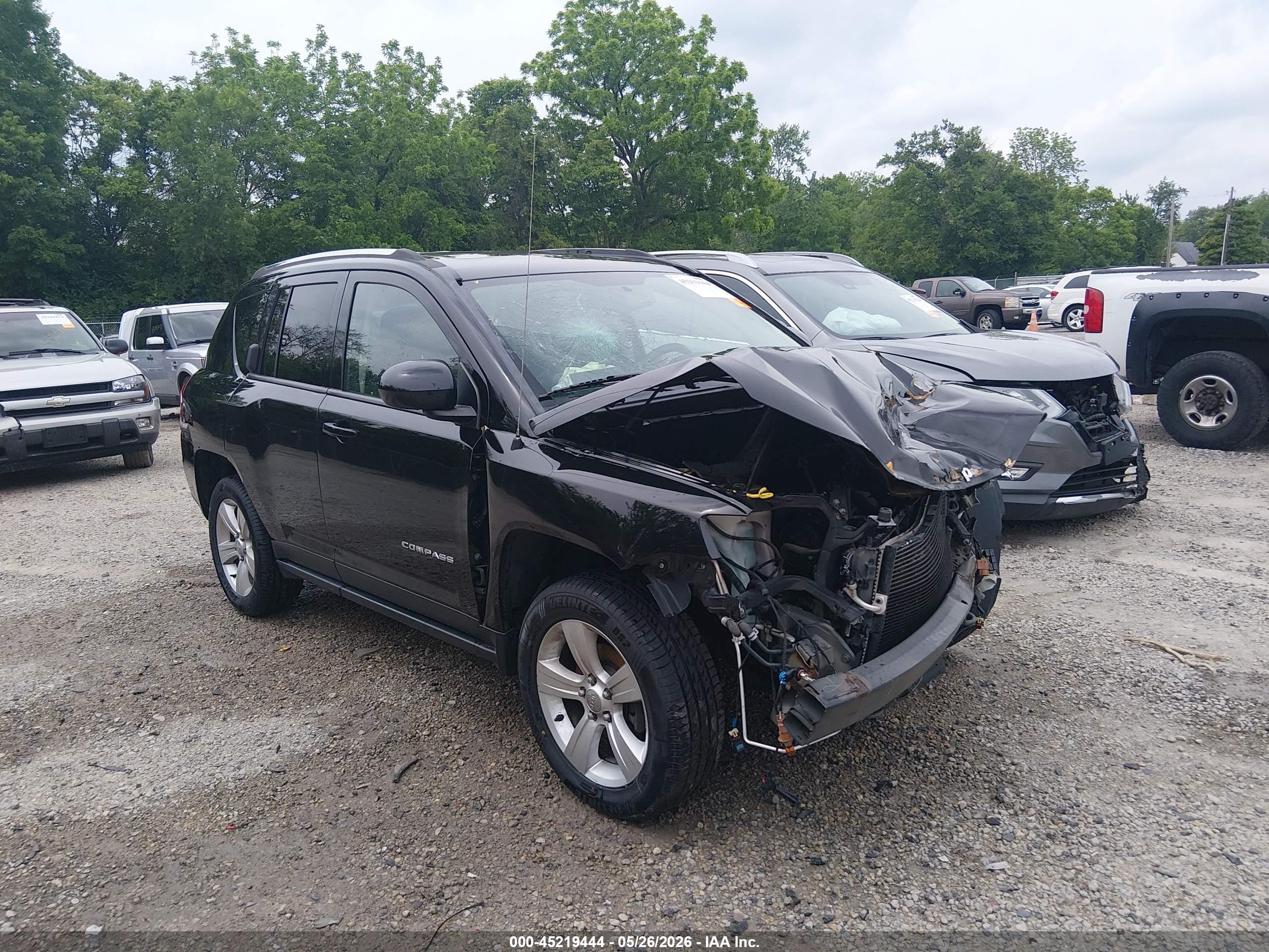 2015 Jeep Compass High Altitude Edition Black vin: 1C4NJDEBXFD292777