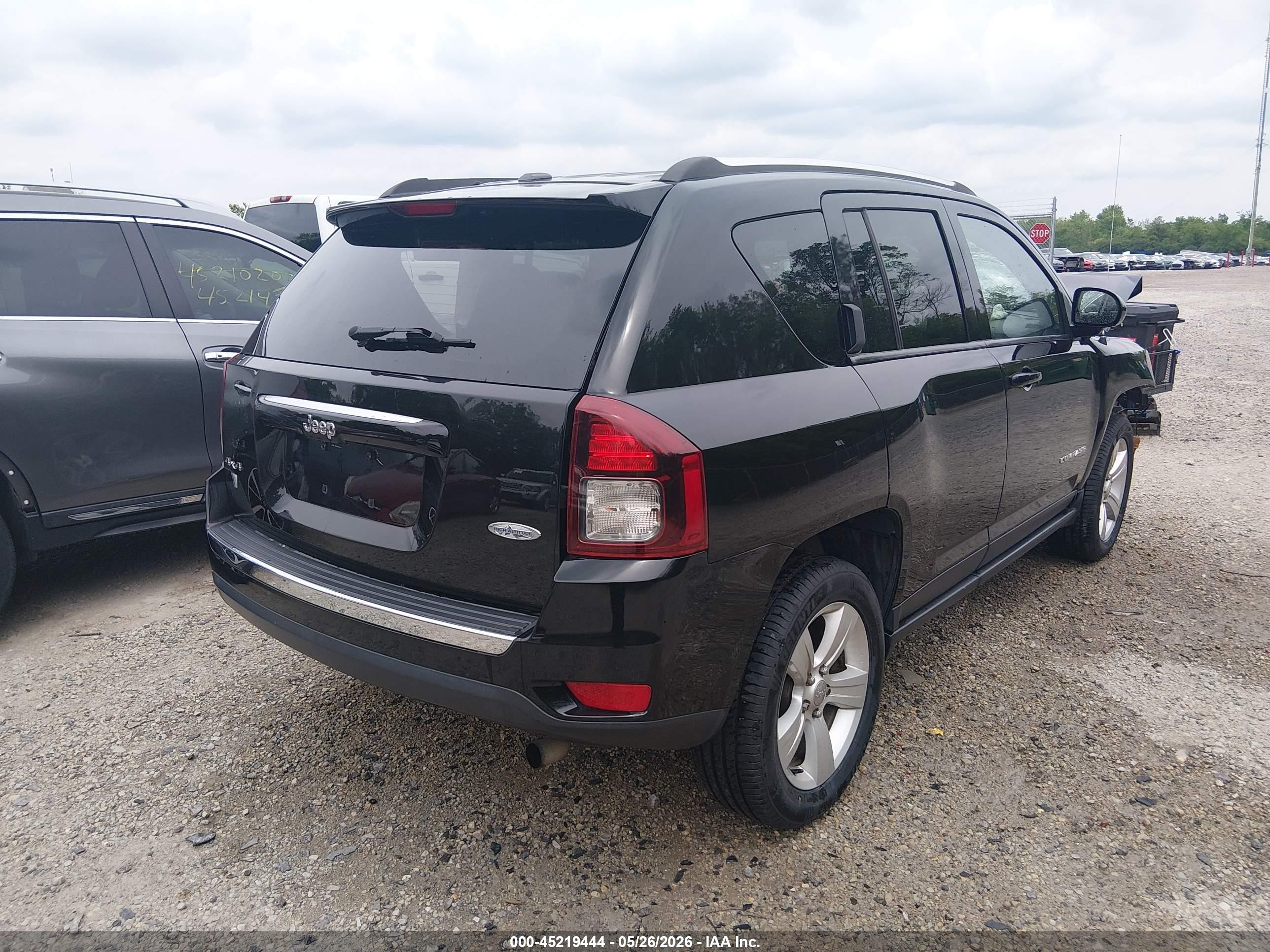 2015 Jeep Compass High Altitude Edition Black vin: 1C4NJDEBXFD292777