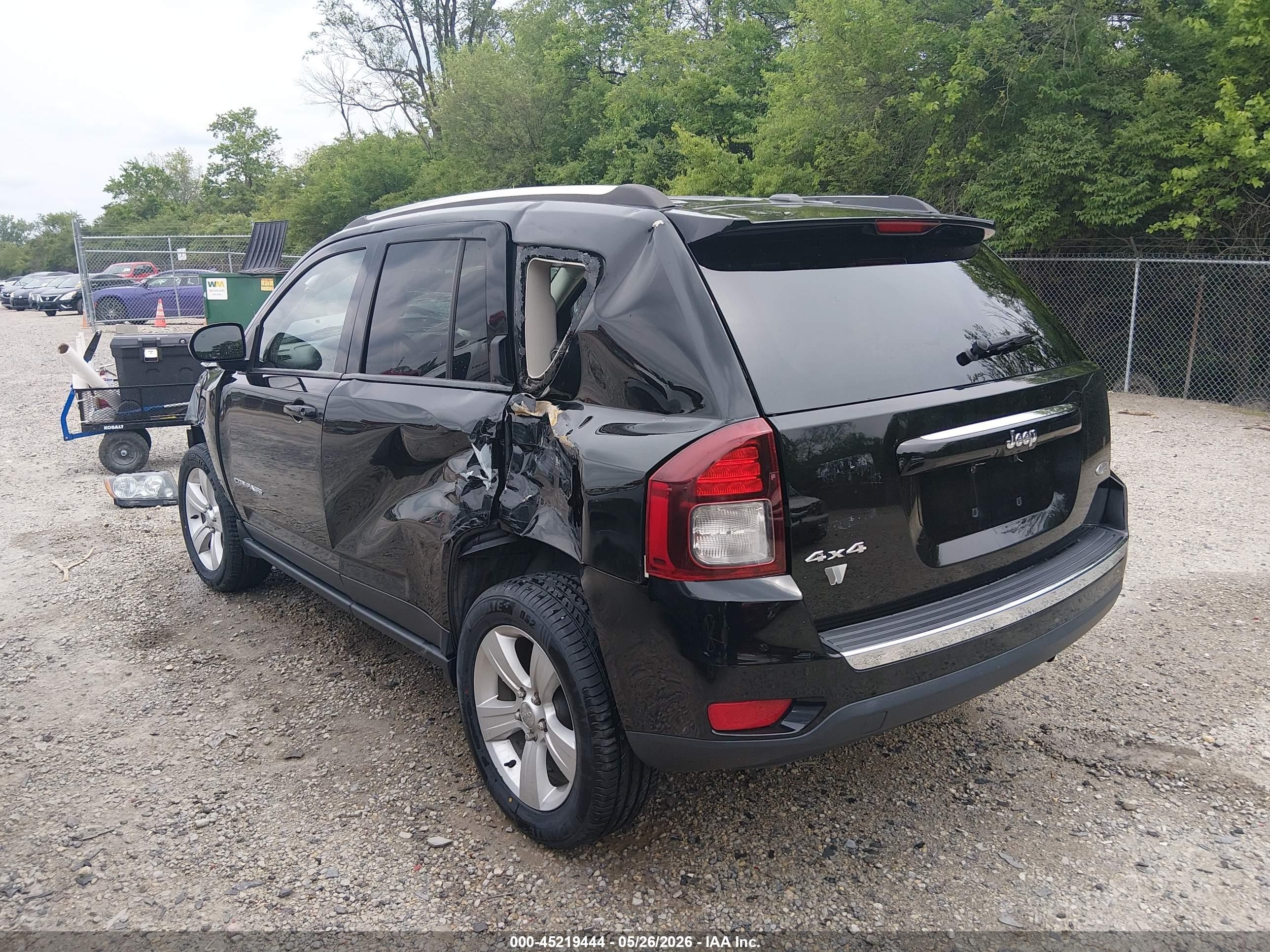 2015 Jeep Compass High Altitude Edition Black vin: 1C4NJDEBXFD292777