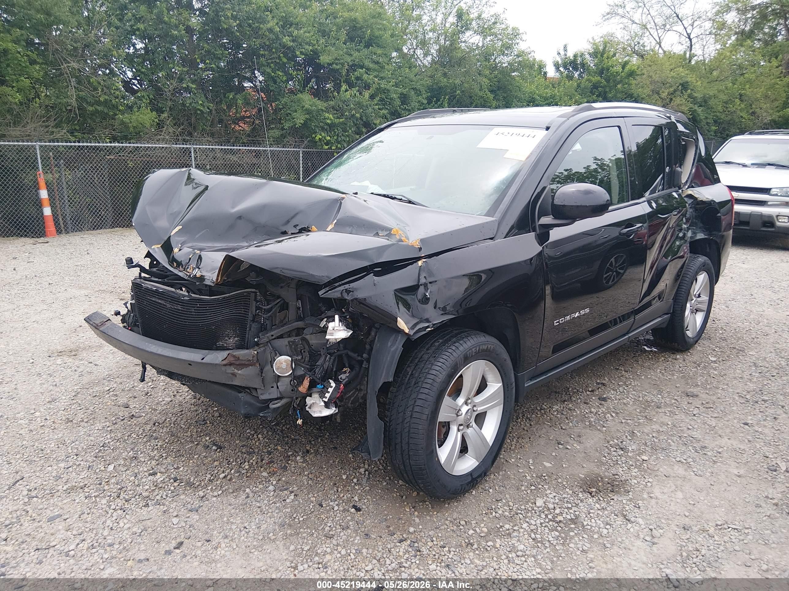 2015 Jeep Compass High Altitude Edition Black vin: 1C4NJDEBXFD292777