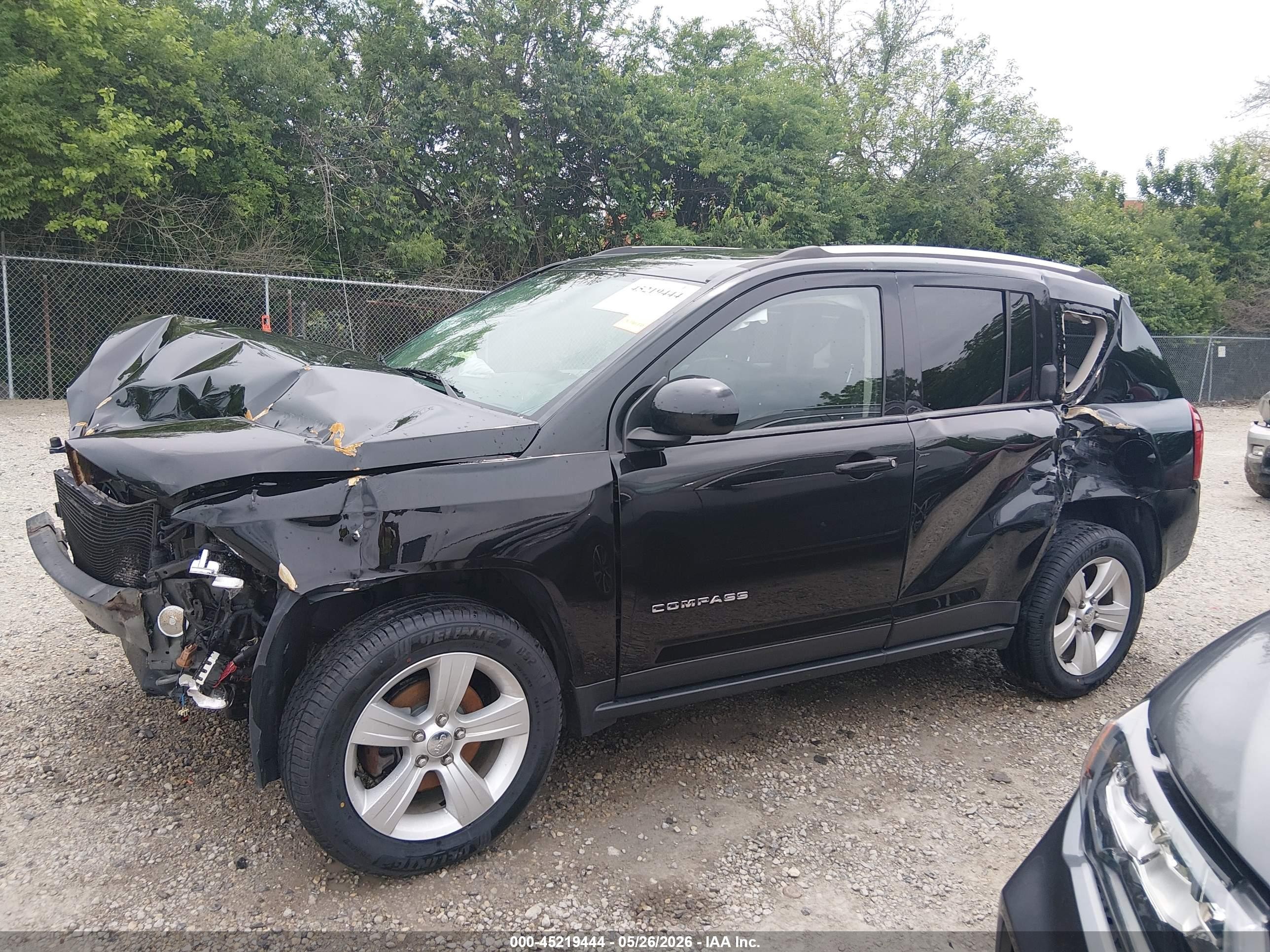2015 Jeep Compass High Altitude Edition Black vin: 1C4NJDEBXFD292777