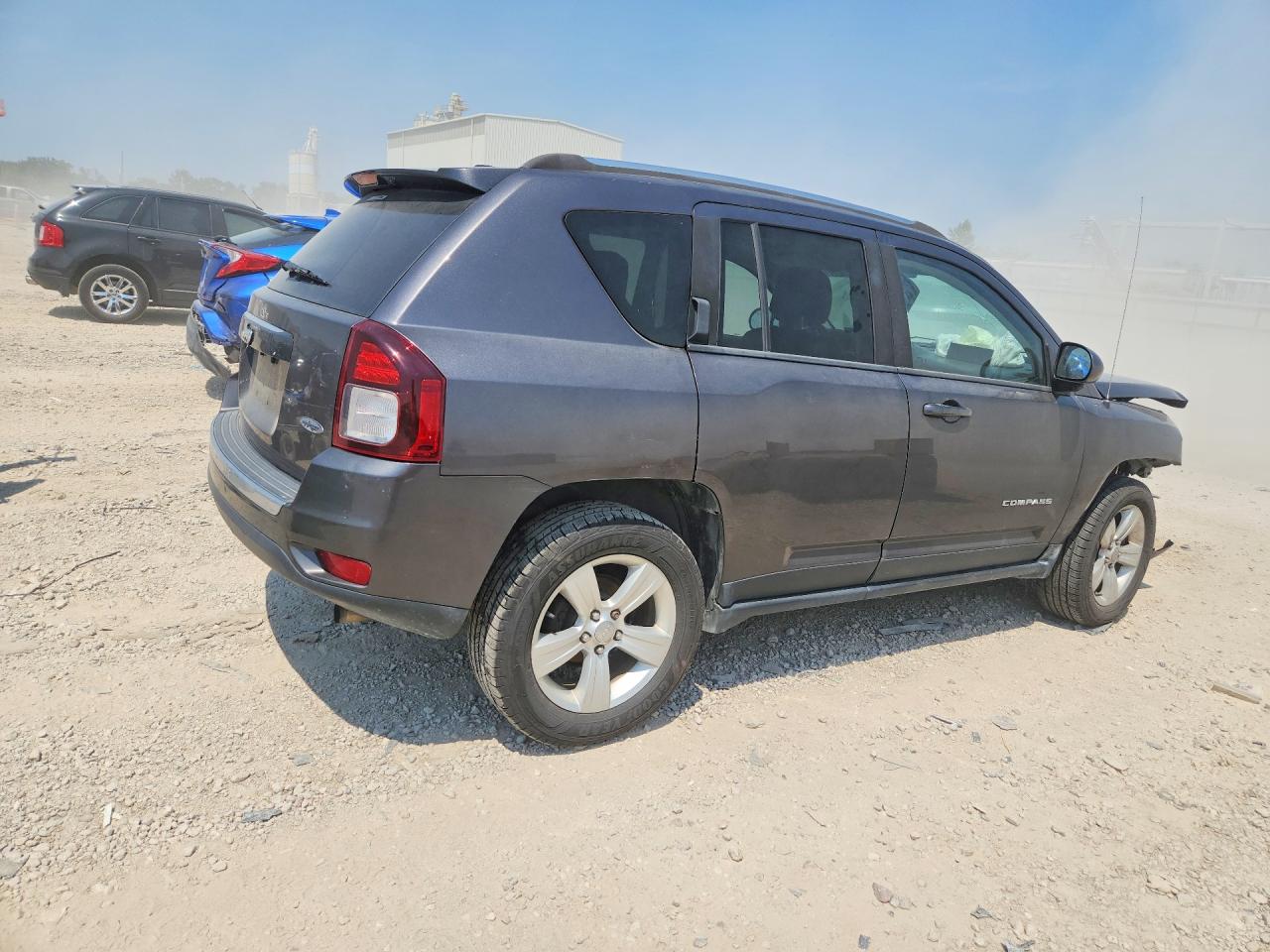 2015 Jeep Compass Latitude Серый vin: 1C4NJDEBXFD371043
