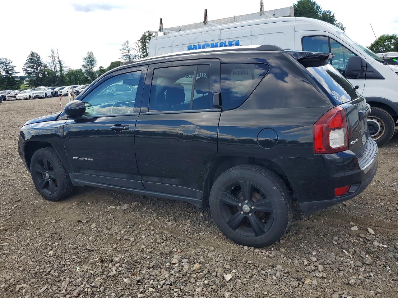 2015 Jeep Compass Latitude Black vin: 1C4NJDEBXFD386061