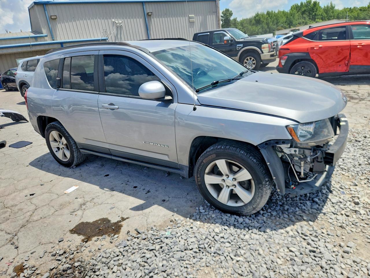 2017 Jeep Compass Latitude Серый vin: 1C4NJDEBXHD191483
