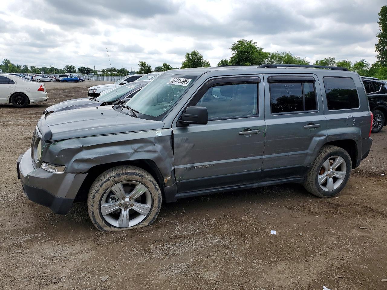 2012 Jeep Patriot Gray vin: 1C4NJPAB6CD647379