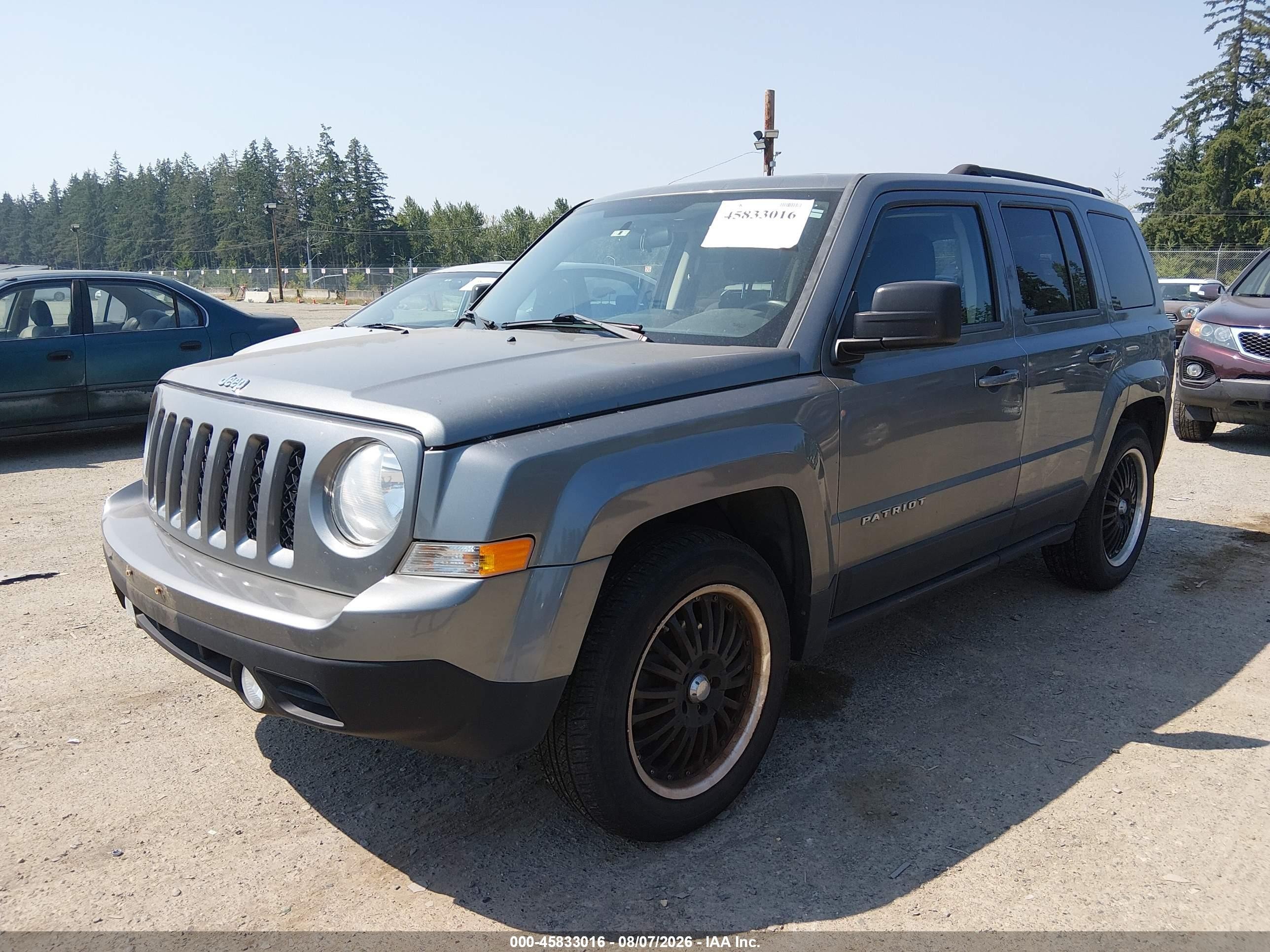2012 Jeep Patriot Sport Silver vin: 1C4NJPBA0CD511853
