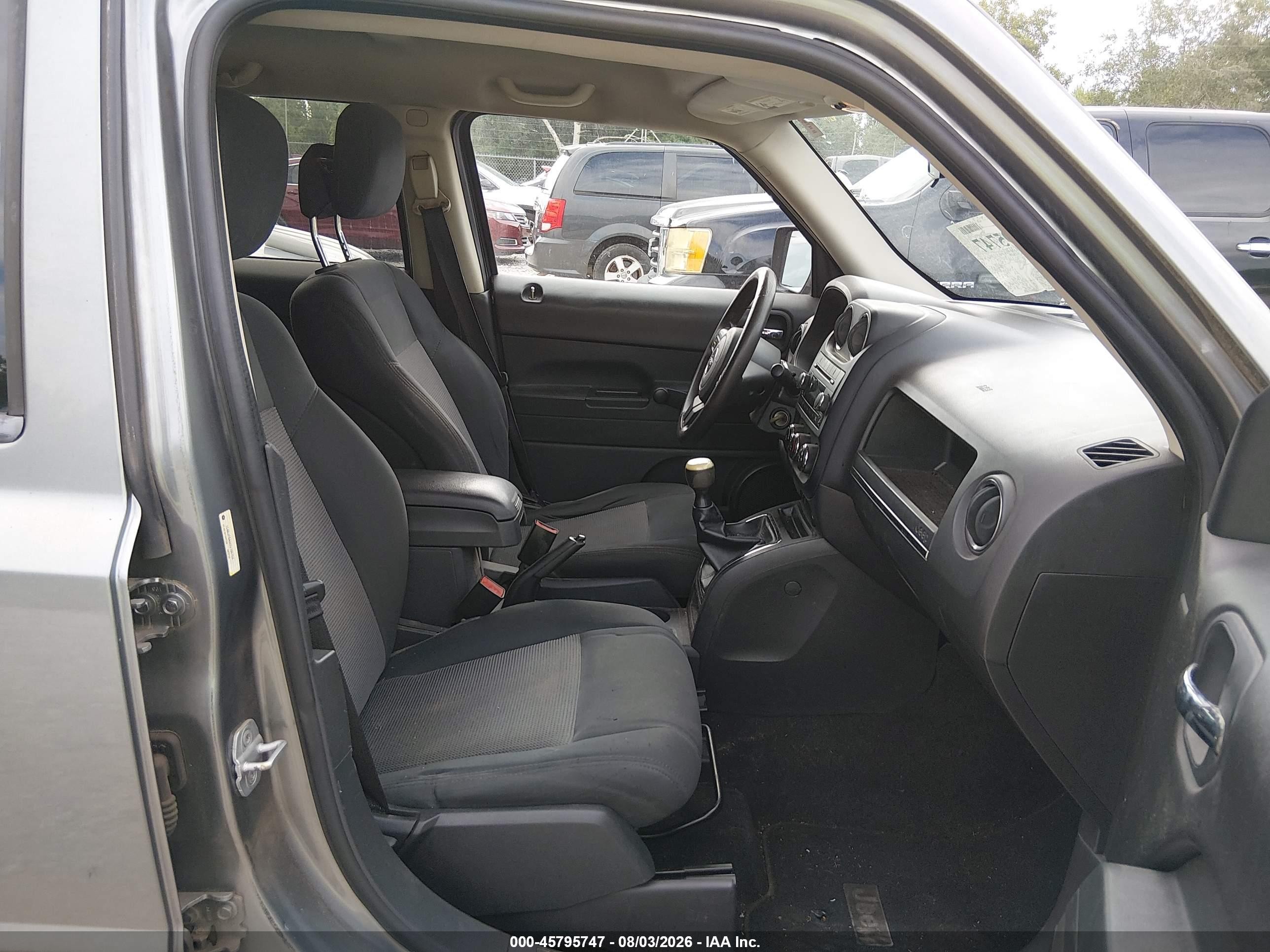 2013 Jeep Patriot Sport Серый vin: 1C4NJPBA0DD109753