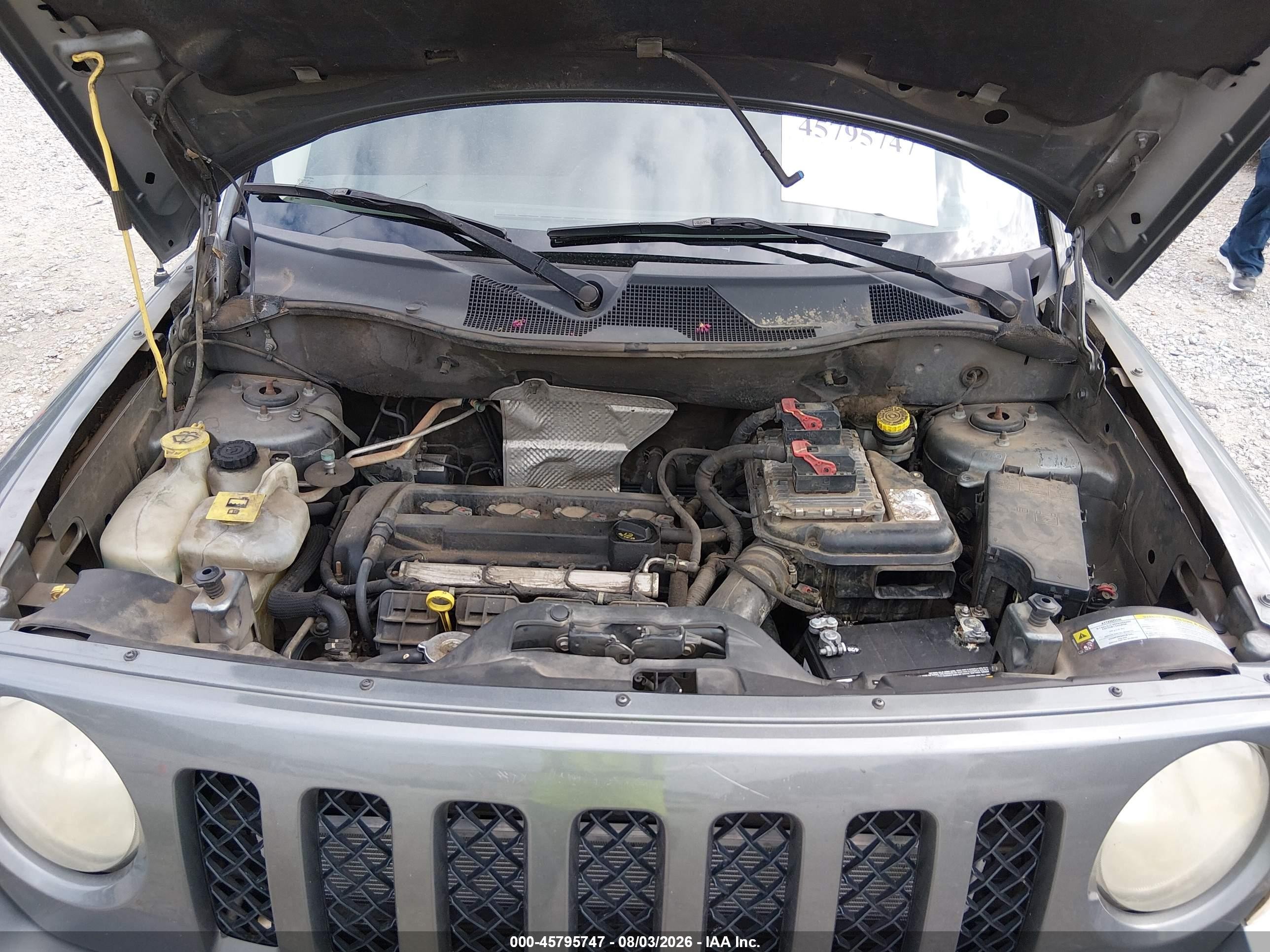 2013 Jeep Patriot Sport Серый vin: 1C4NJPBA0DD109753