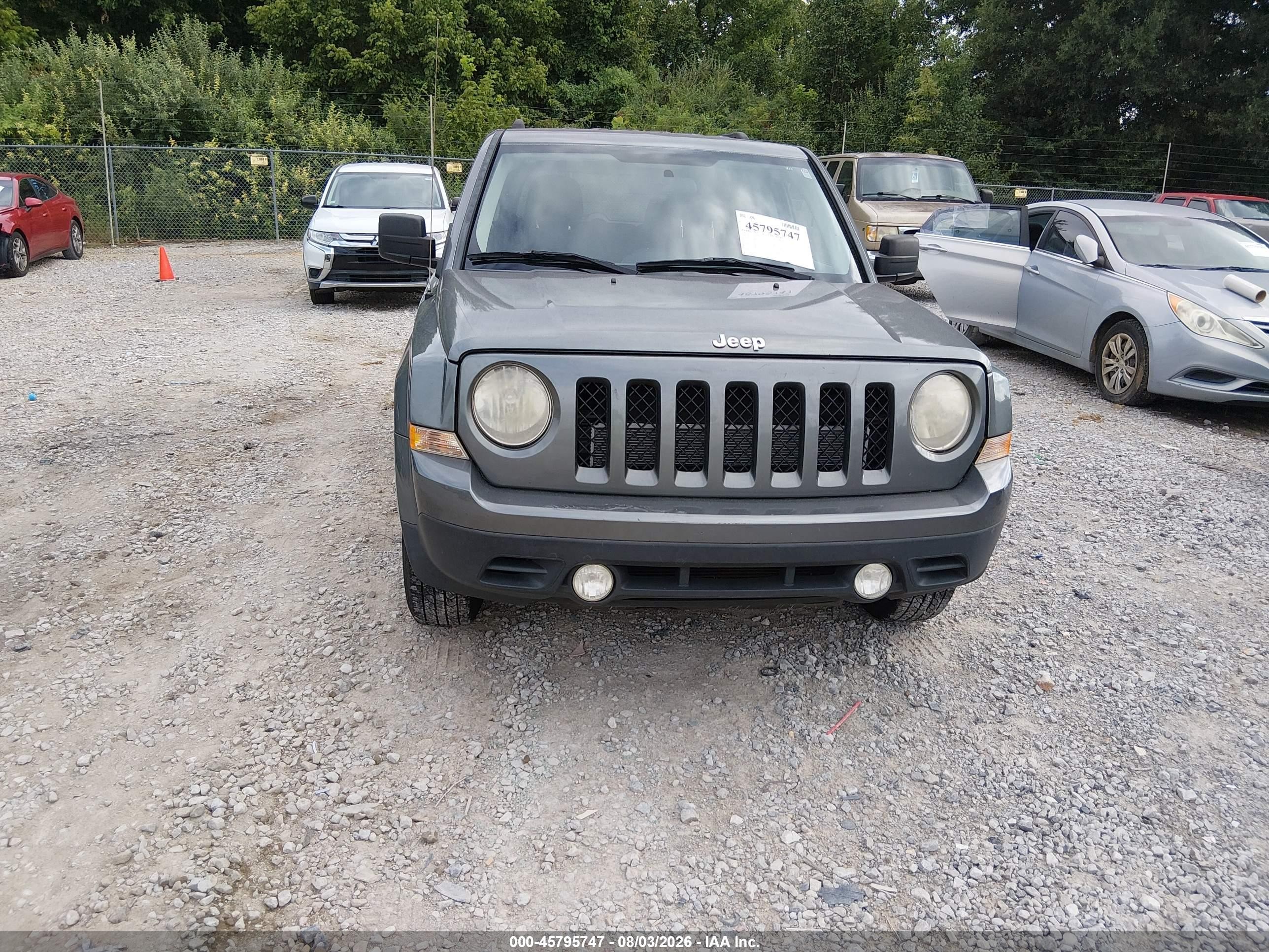 2013 Jeep Patriot Sport Серый vin: 1C4NJPBA0DD109753