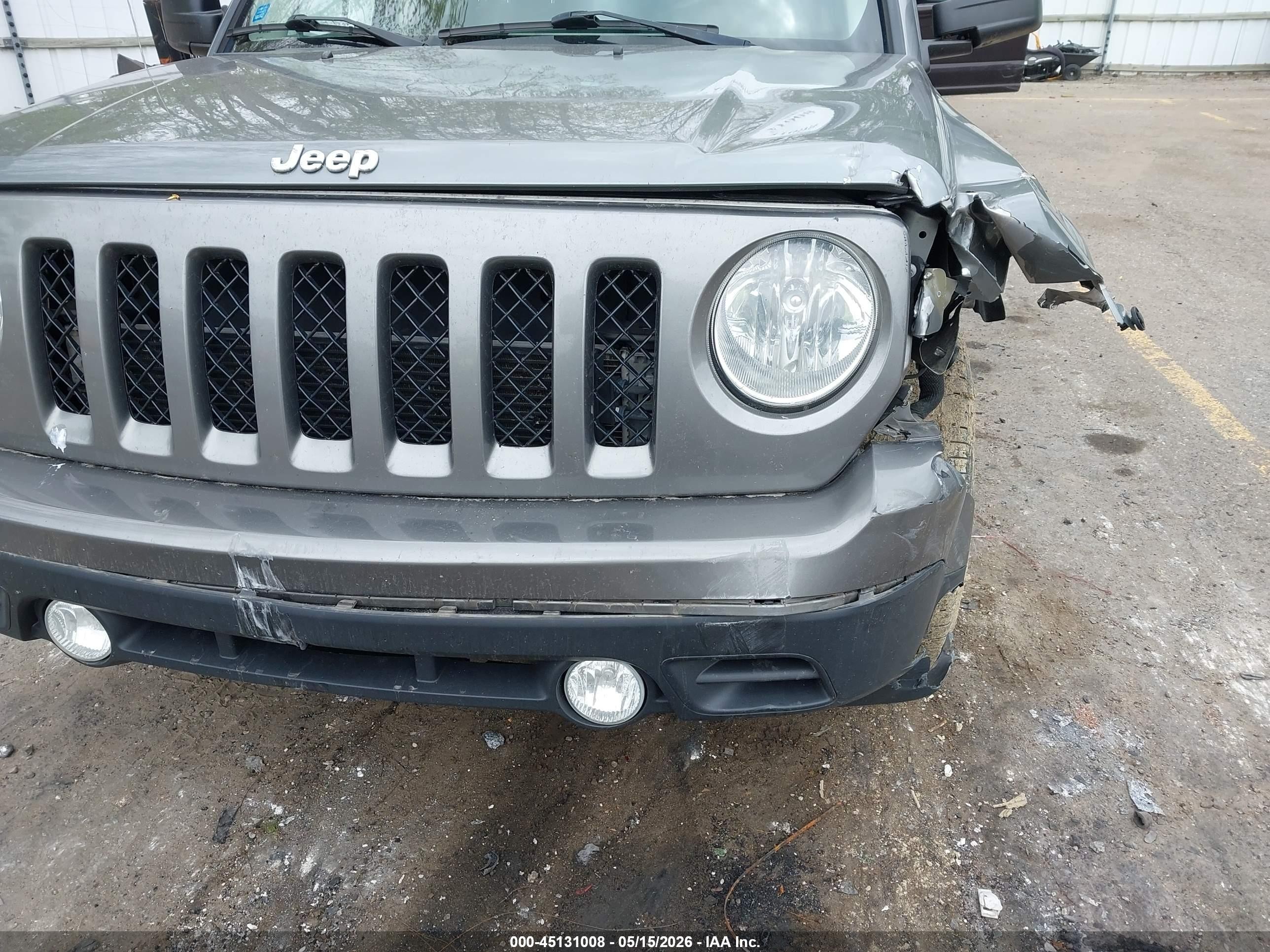 2013 Jeep Patriot Sport Gray vin: 1C4NJPBA0DD109820