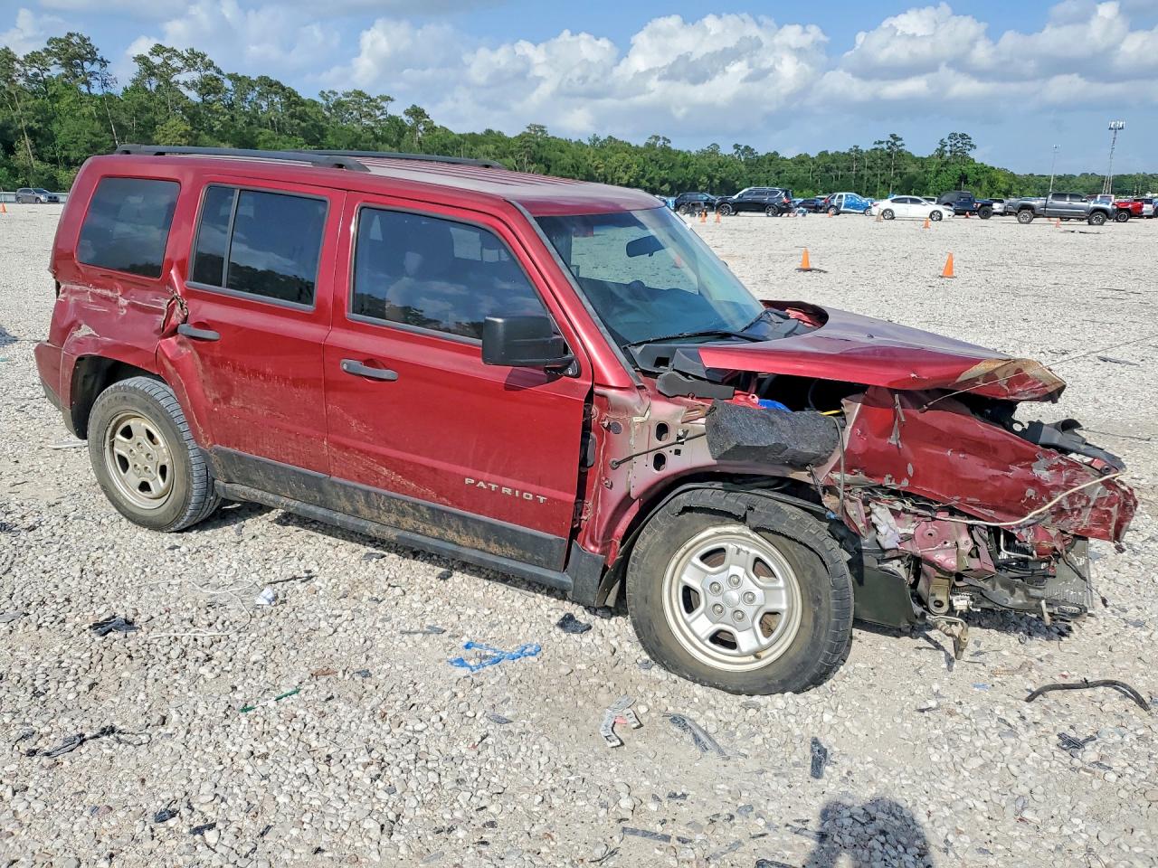 2013 Jeep Patriot Sport Red vin: 1C4NJPBA0DD131364