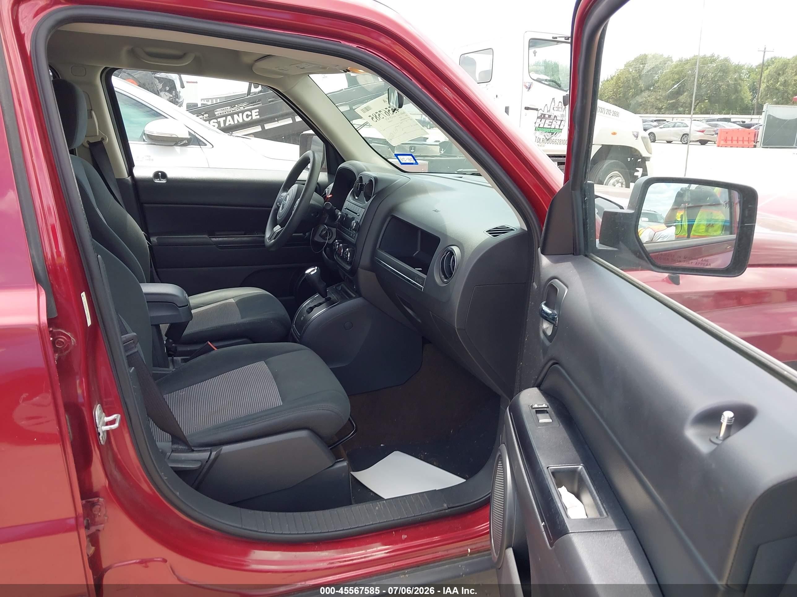 2014 Jeep Patriot Sport Red vin: 1C4NJPBA0ED504968
