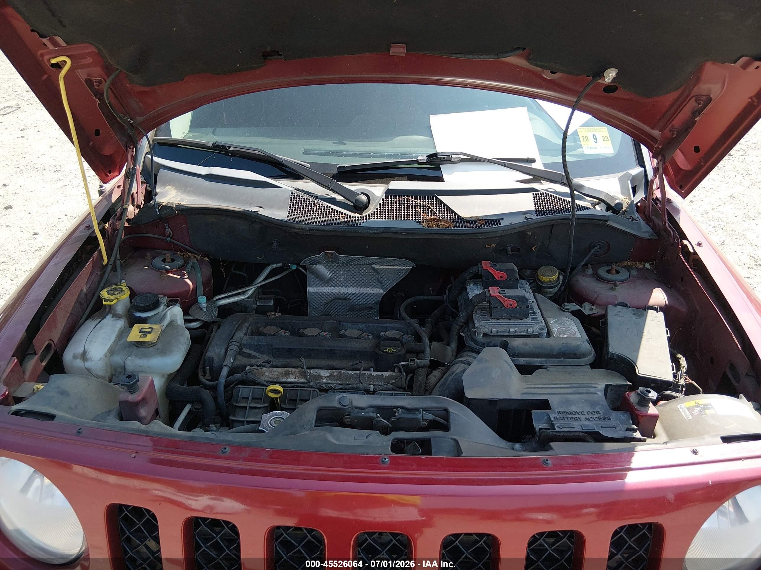 2014 Jeep Patriot Sport Red vin: 1C4NJPBA0ED551966