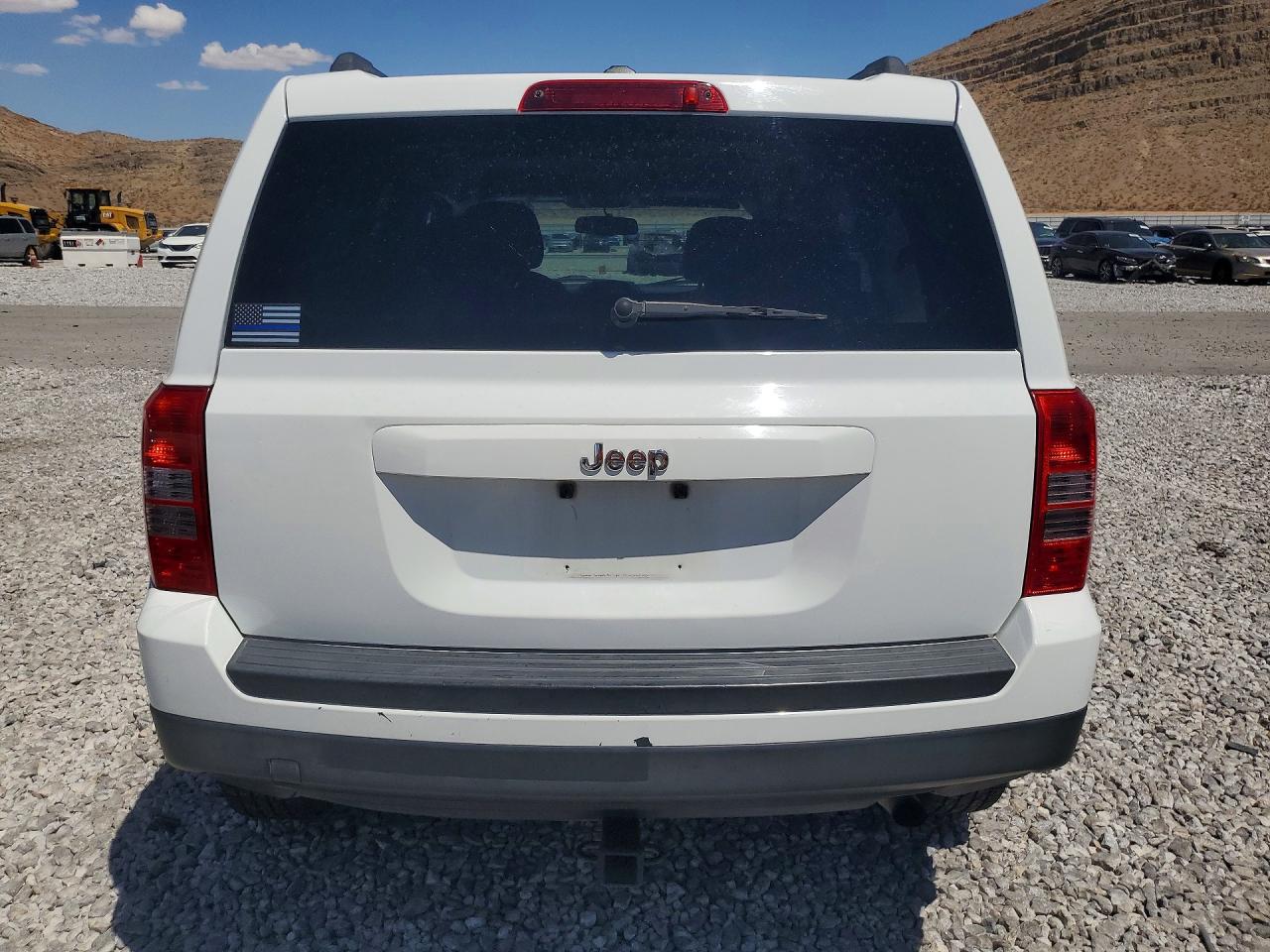 2014 Jeep Patriot Sport White vin: 1C4NJPBA0ED559548