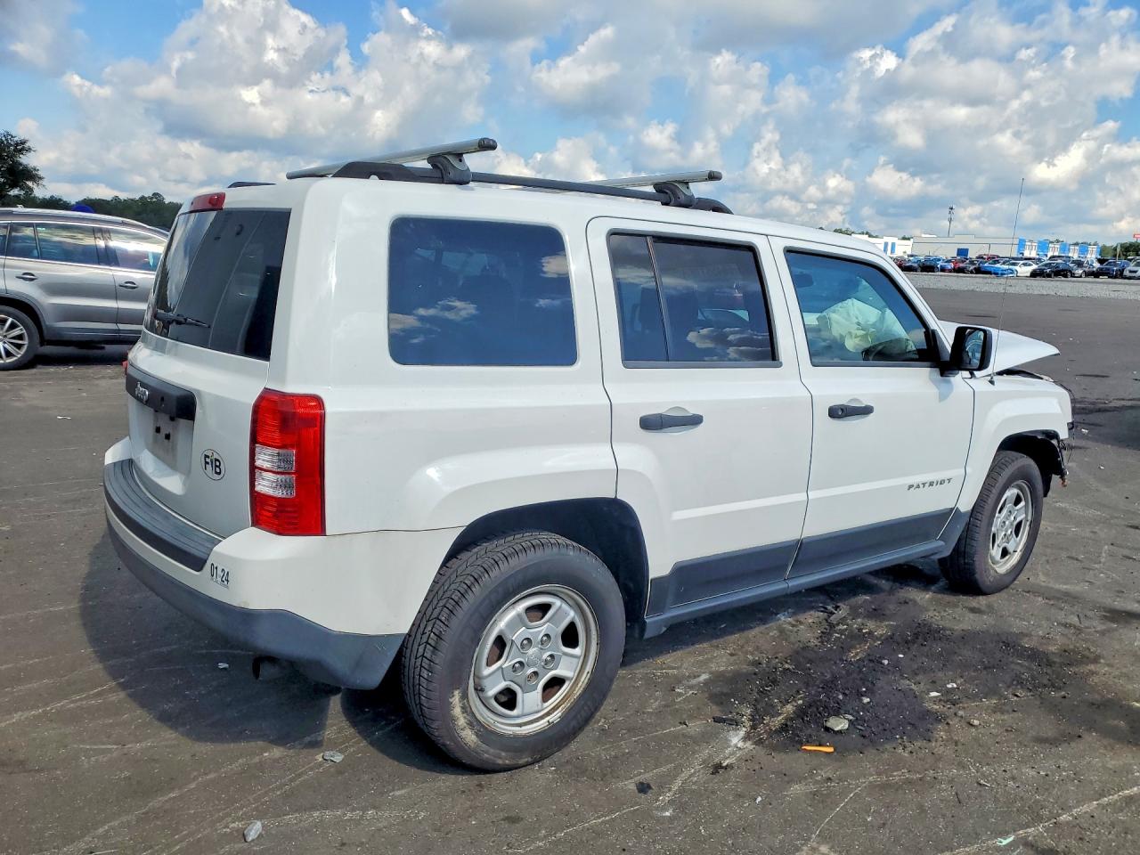 2014 Jeep Patriot Sport White vin: 1C4NJPBA0ED695095