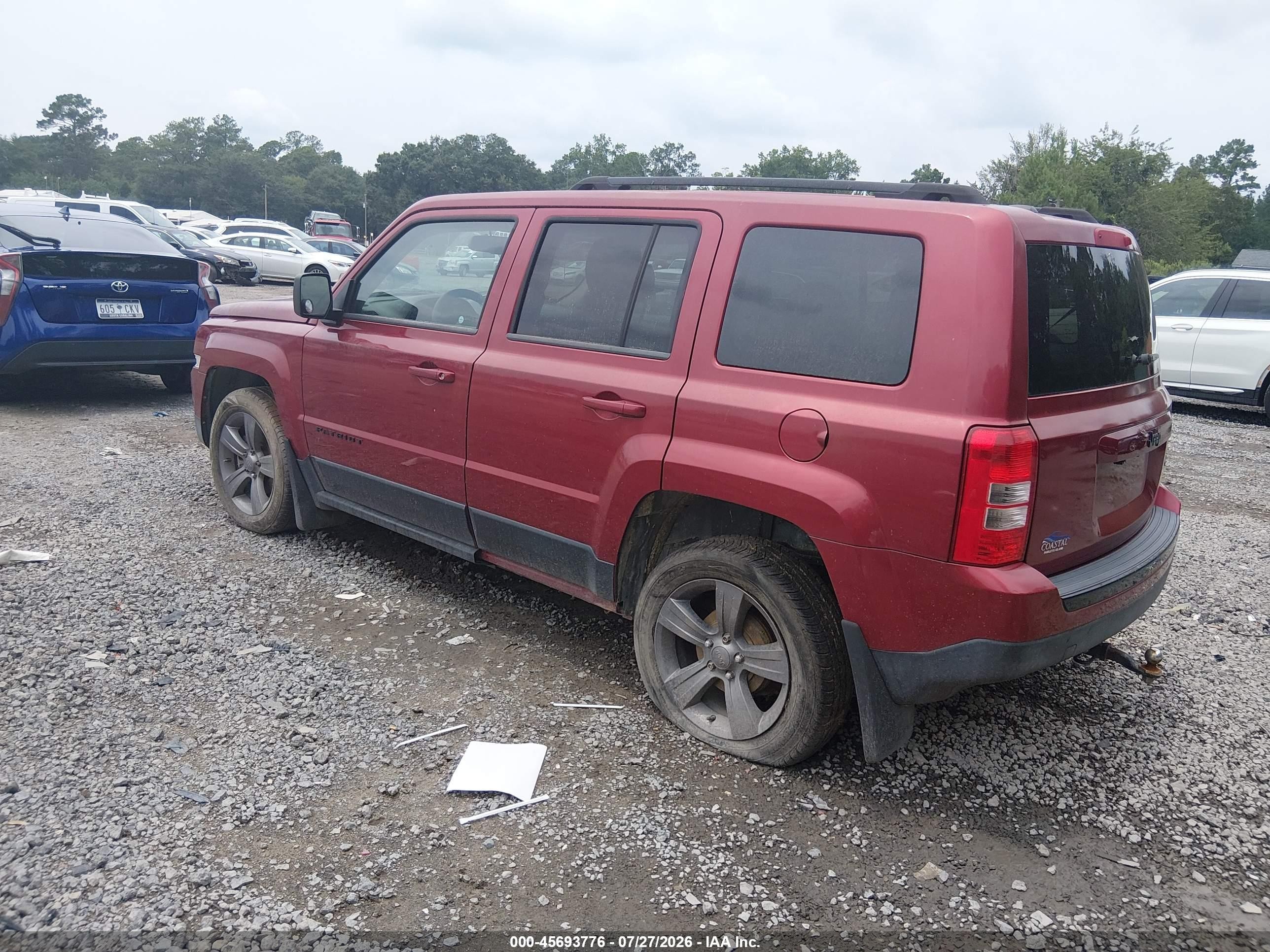 2014 Jeep Patriot Altitude Red vin: 1C4NJPBA0ED753206