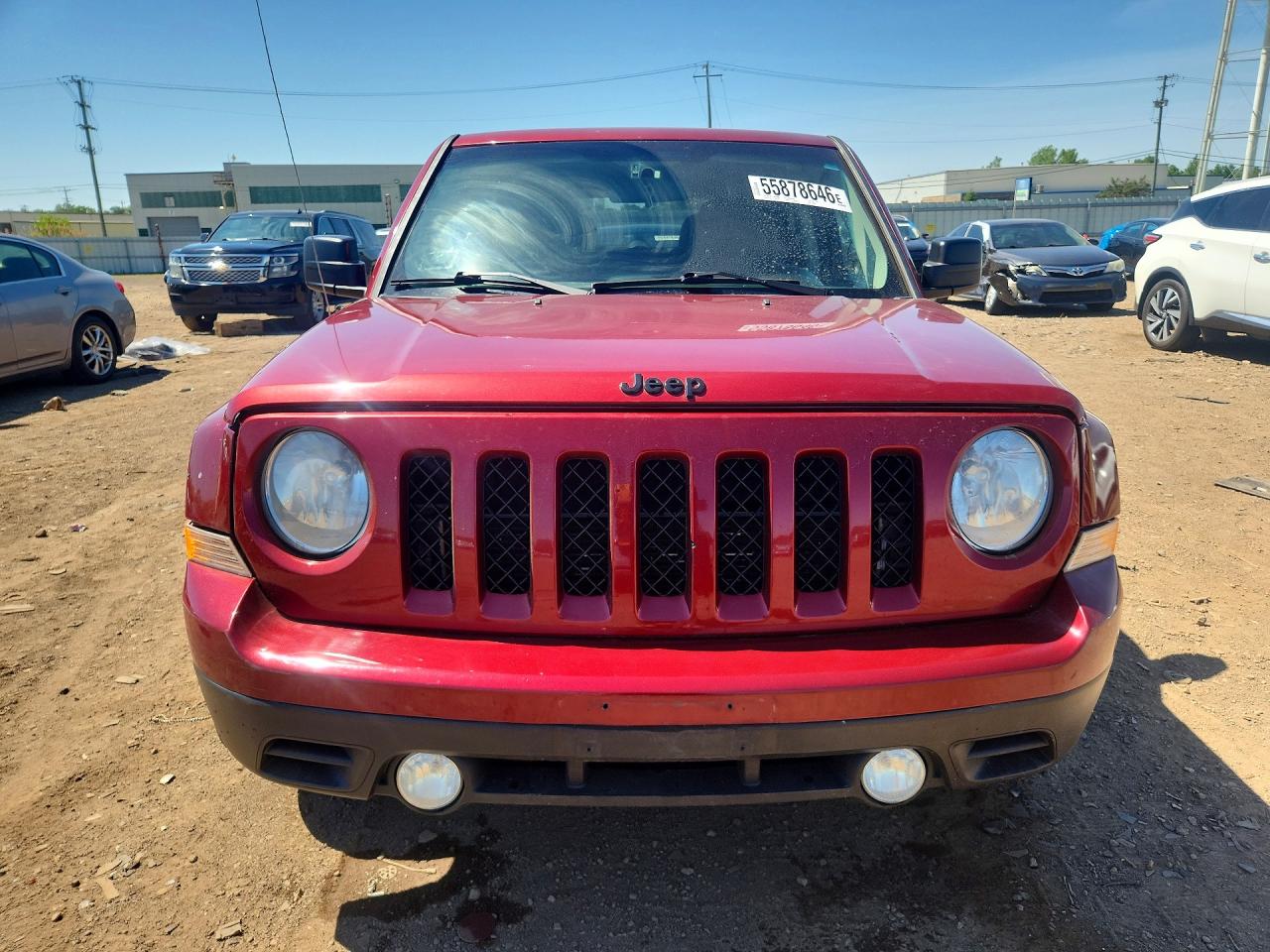 2014 Jeep Patriot Sport Red vin: 1C4NJPBA0ED790255
