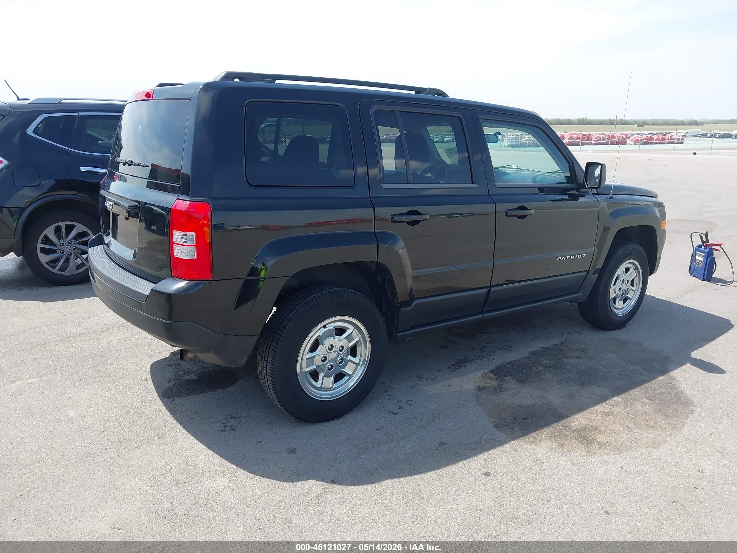 2014 Jeep Patriot Sport Black vin: 1C4NJPBA0ED864385