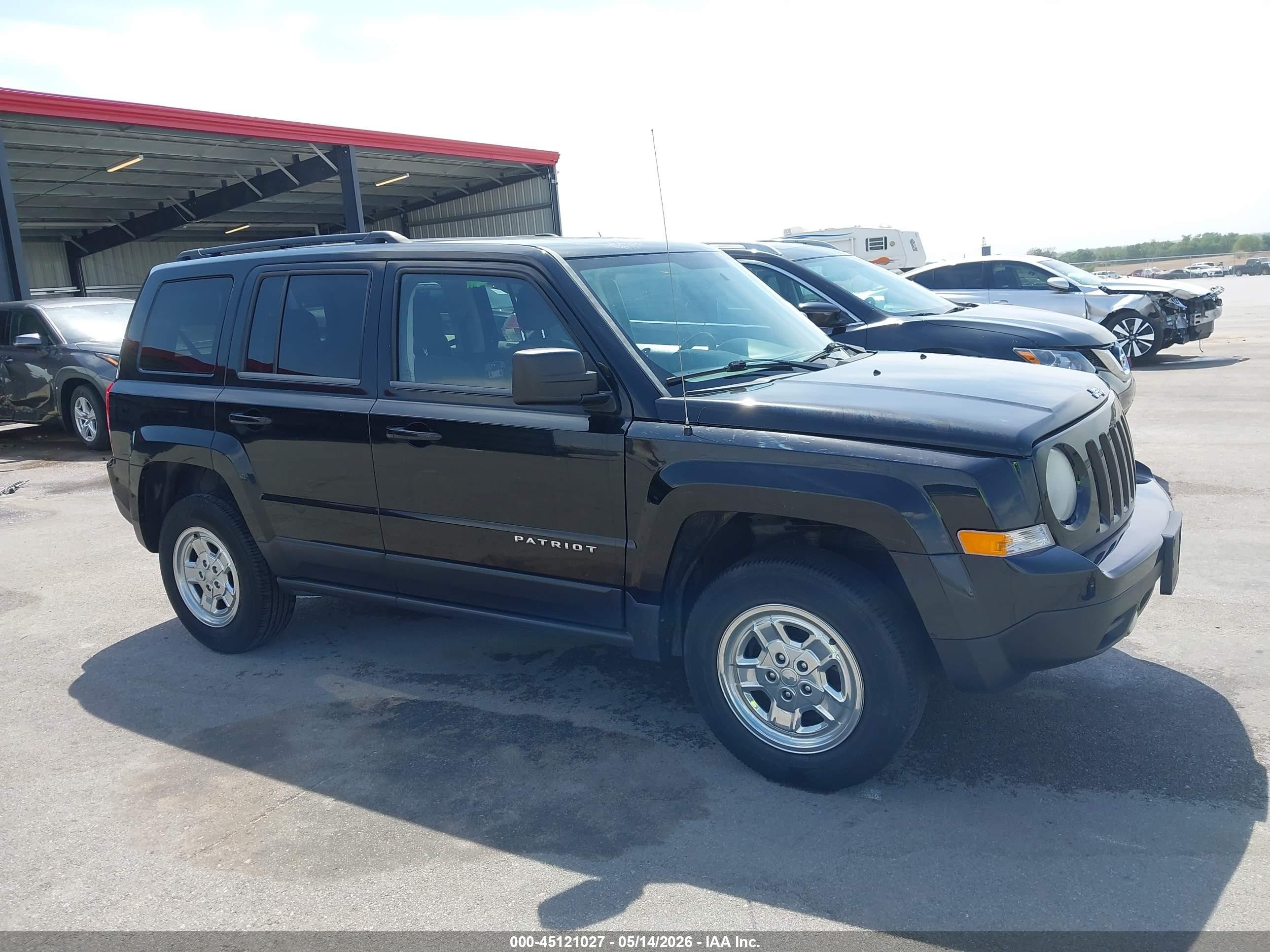 2014 Jeep Patriot Sport Black vin: 1C4NJPBA0ED864385