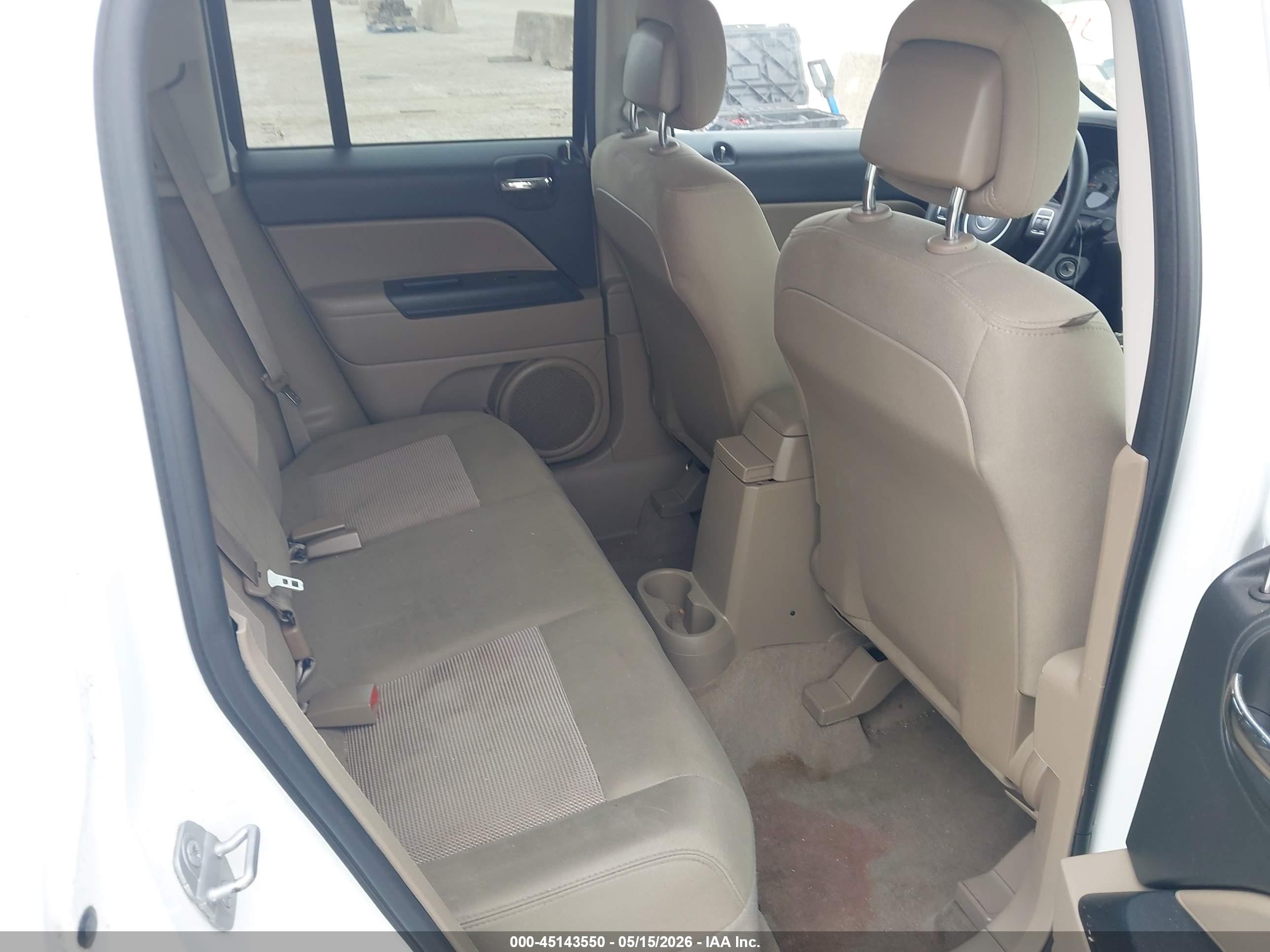 2014 Jeep Patriot Sport White vin: 1C4NJPBA0ED881087