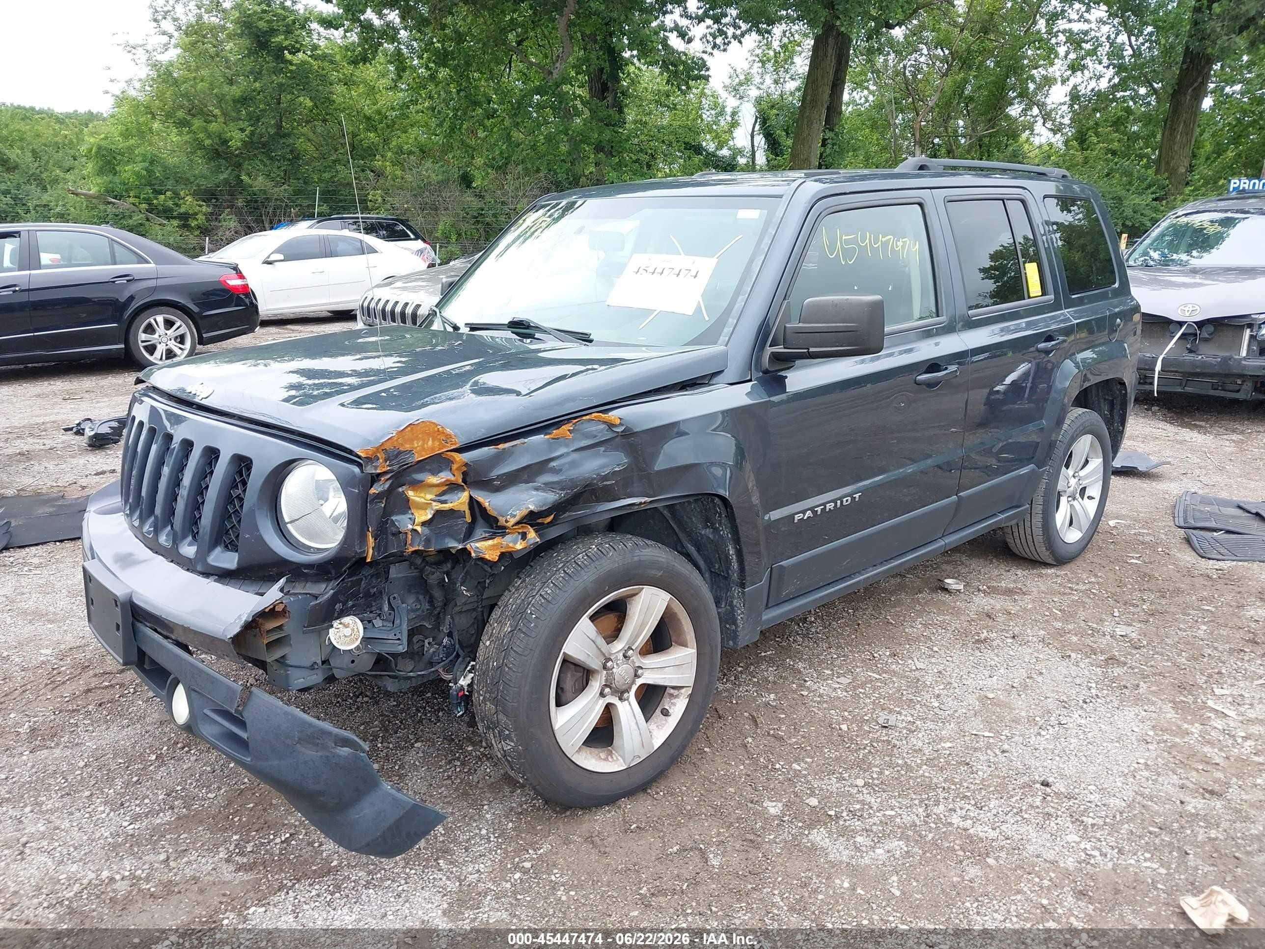 2015 Jeep Patriot Sport Серый vin: 1C4NJPBA0FD129746