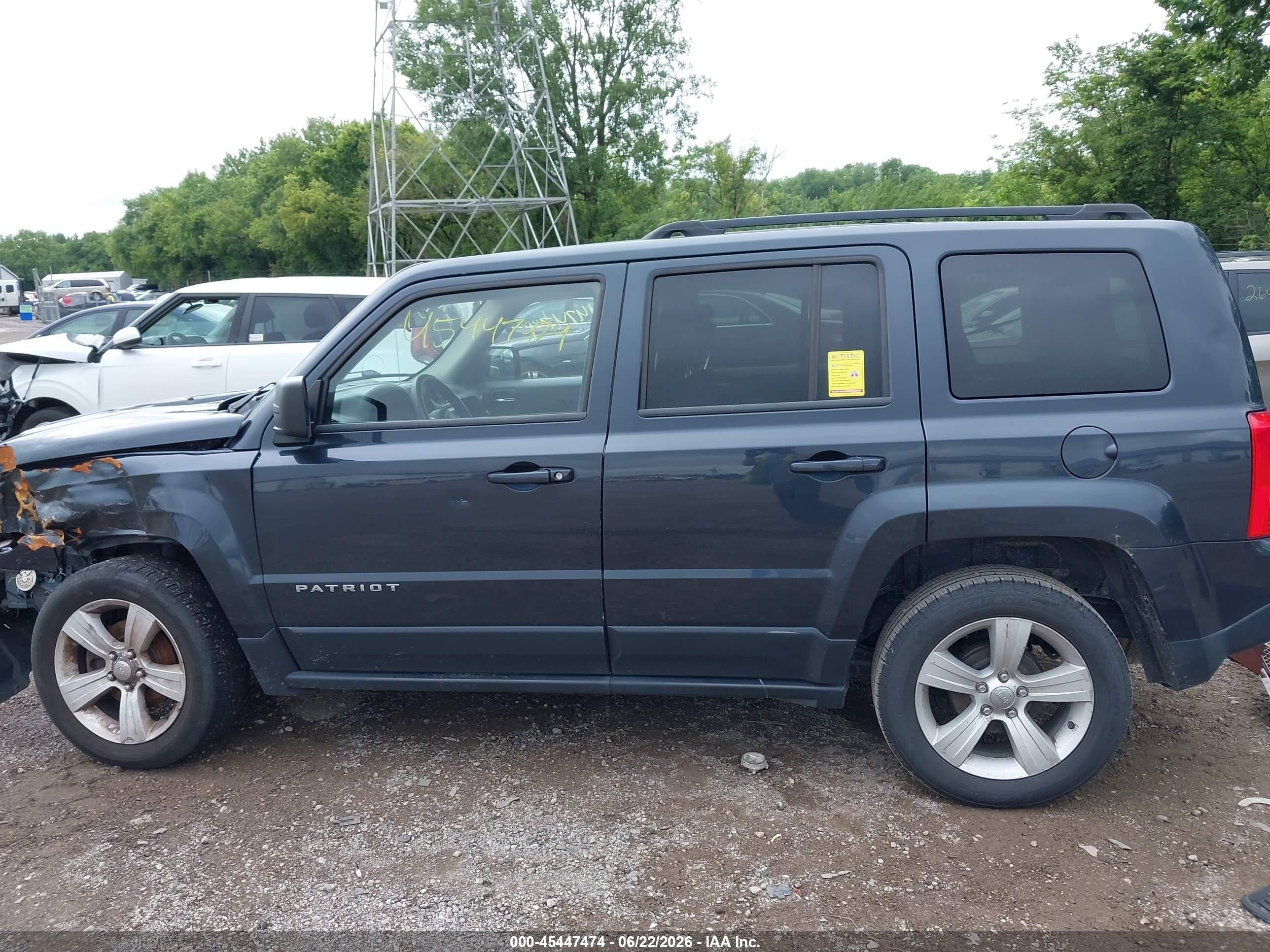 2015 Jeep Patriot Sport Серый vin: 1C4NJPBA0FD129746