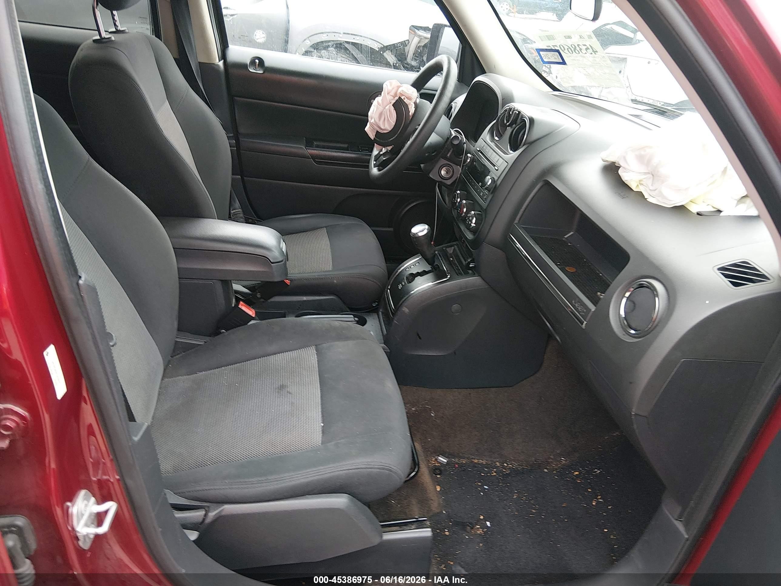 2015 Jeep Patriot Sport Red vin: 1C4NJPBA0FD219513