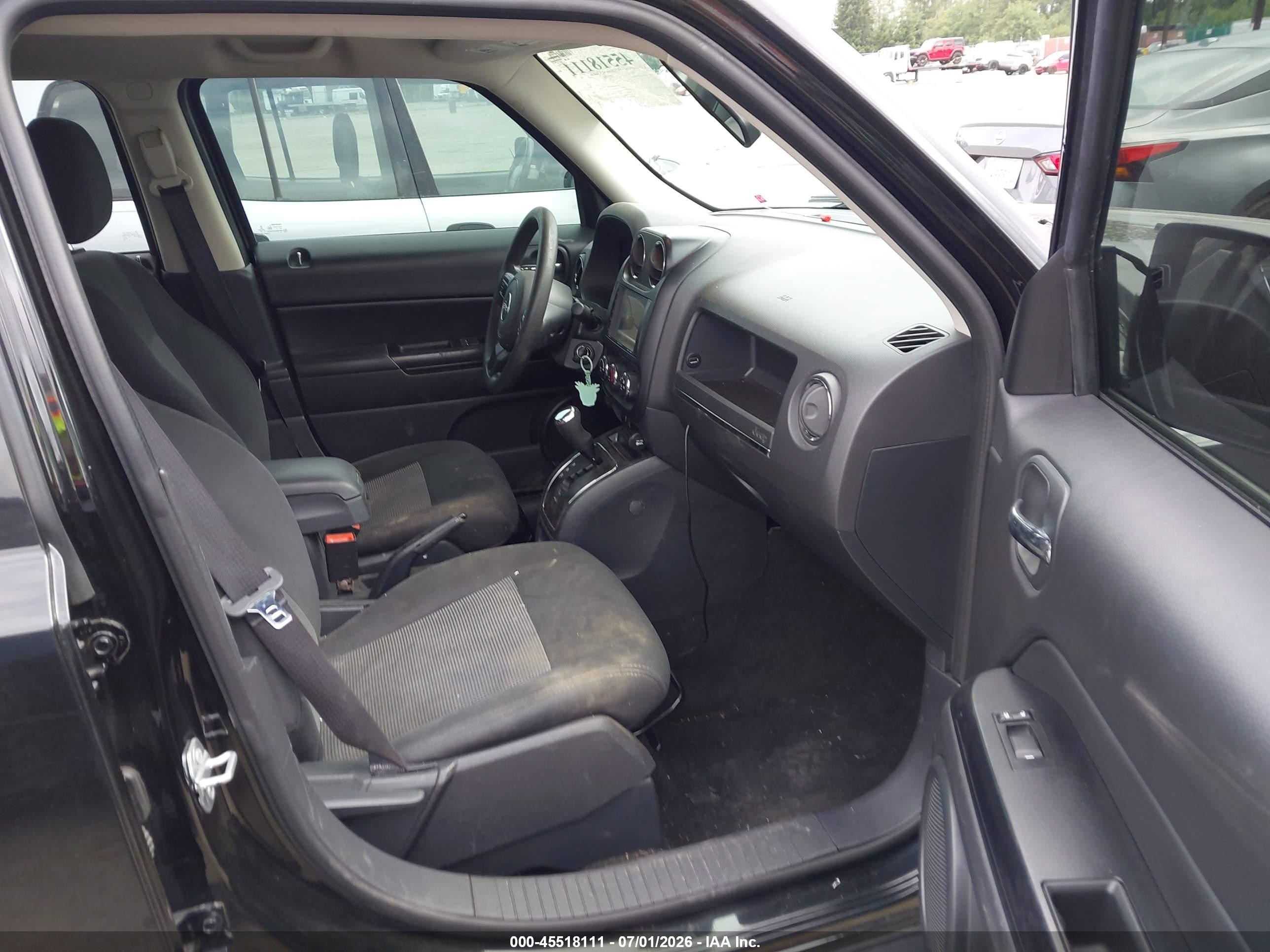 2015 Jeep Patriot Altitude Edition Black vin: 1C4NJPBA0FD350537