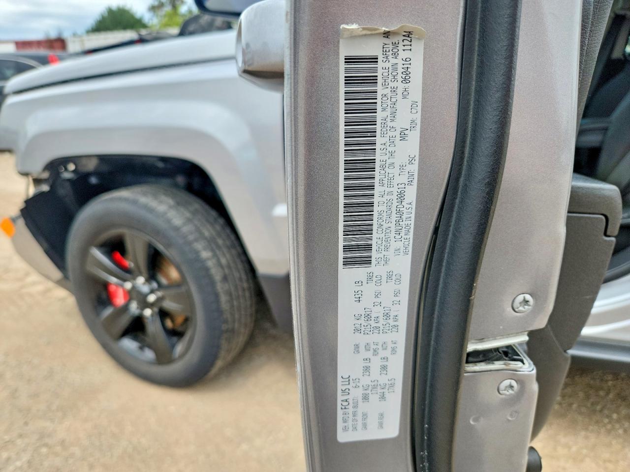 2015 Jeep Patriot Sport Gray vin: 1C4NJPBA0FD400613