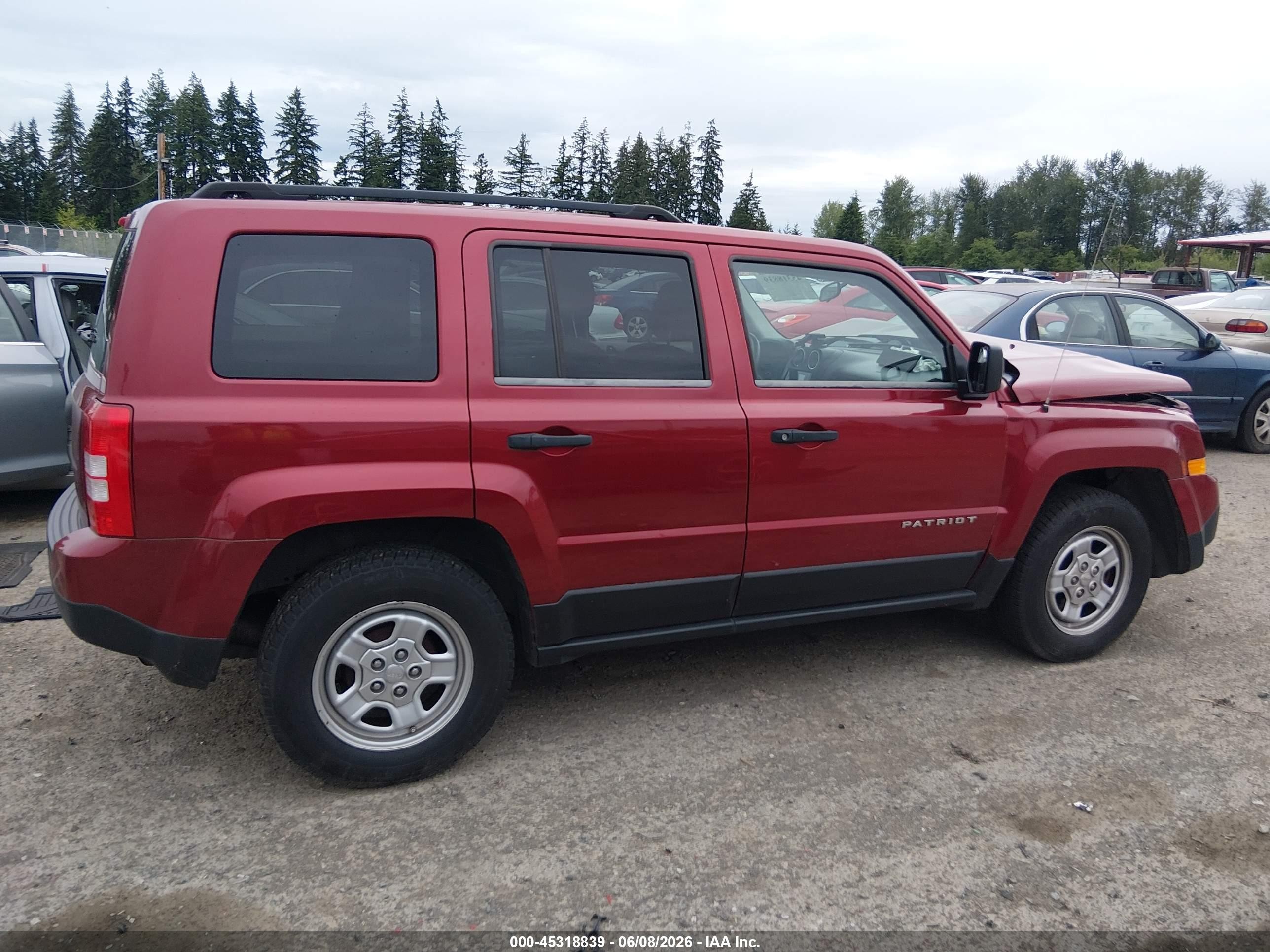 2012 Jeep Patriot Sport Красный vin: 1C4NJPBA1CD542254