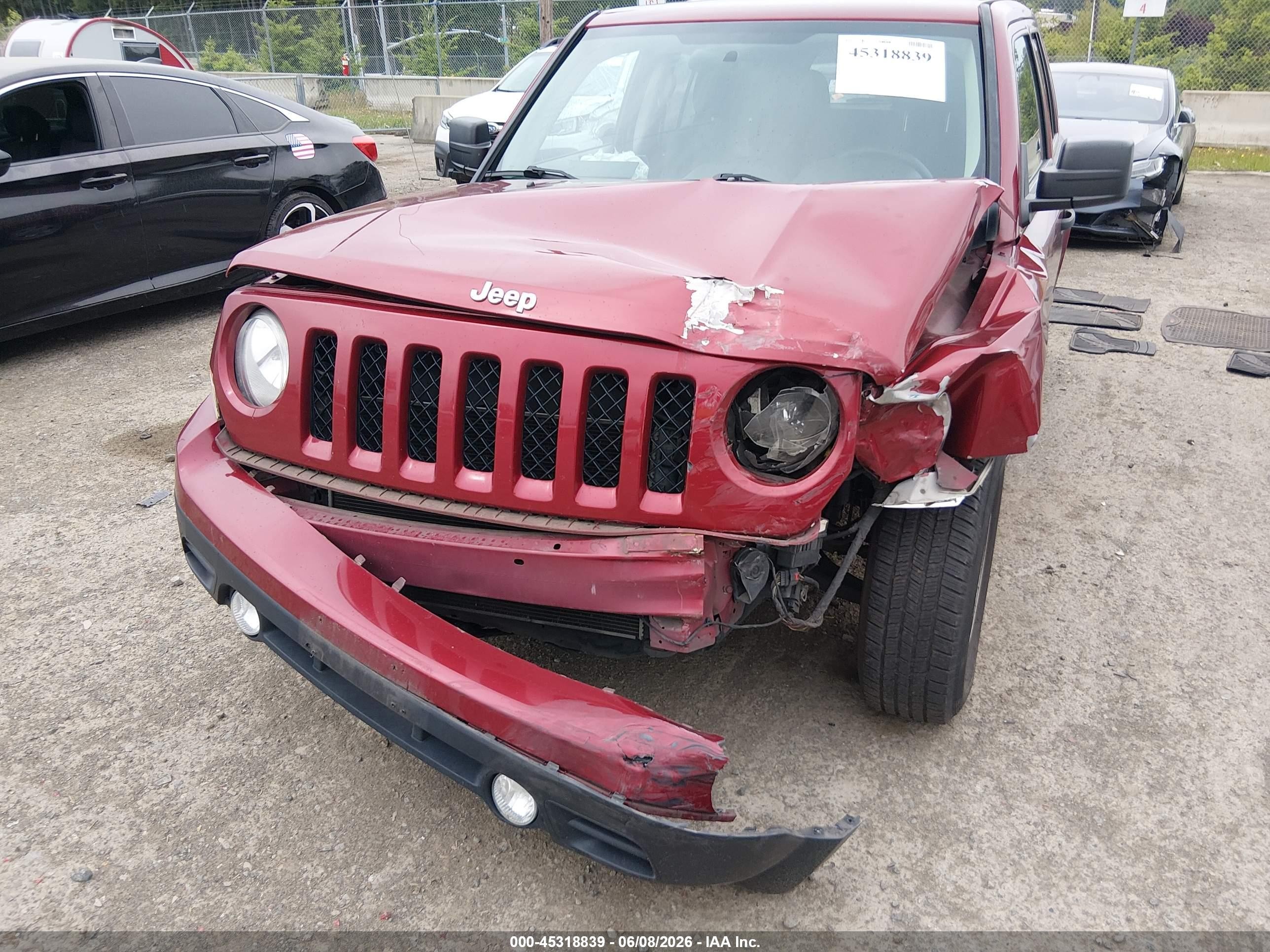 2012 Jeep Patriot Sport Красный vin: 1C4NJPBA1CD542254