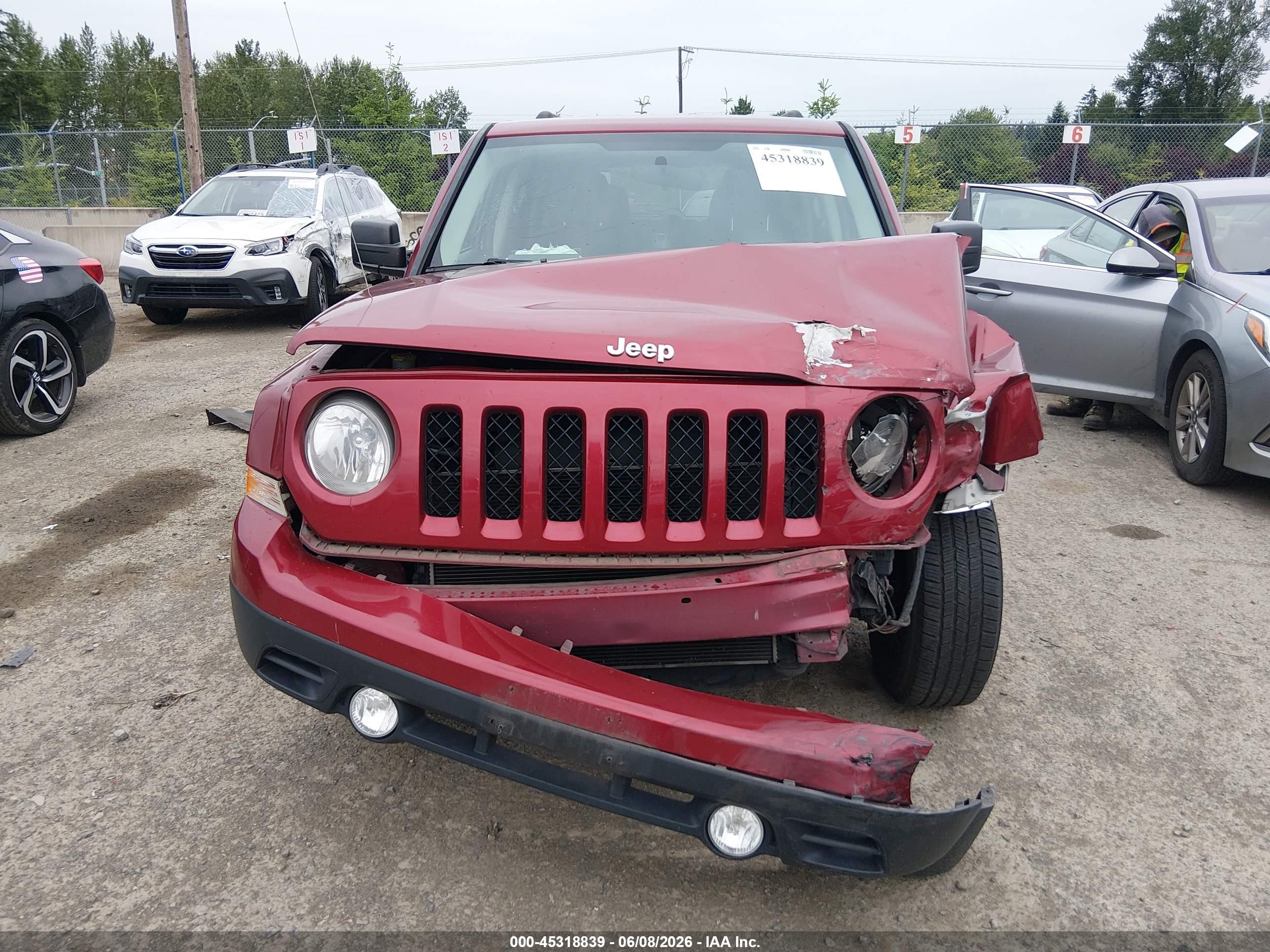 2012 Jeep Patriot Sport Красный vin: 1C4NJPBA1CD542254