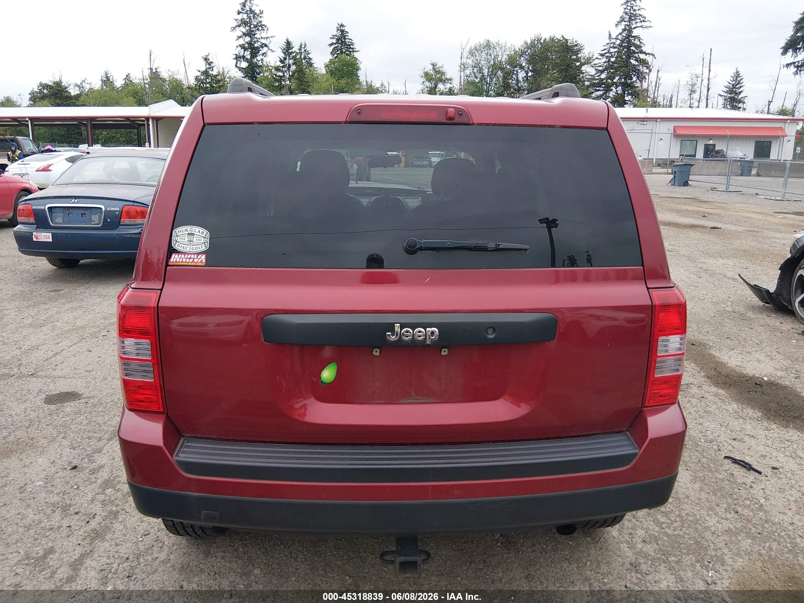 2012 Jeep Patriot Sport Красный vin: 1C4NJPBA1CD542254