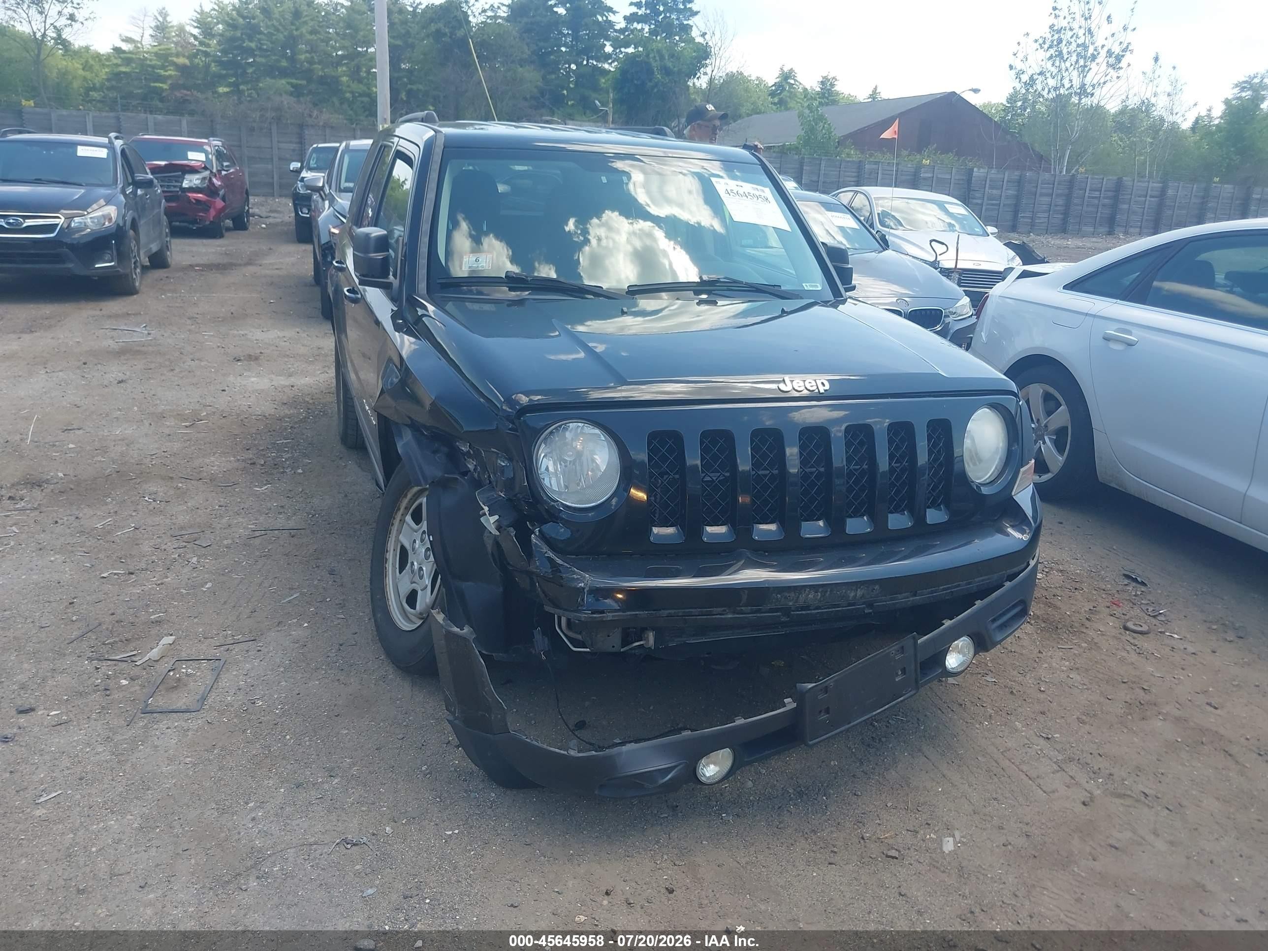 2012 Jeep Patriot Sport Black vin: 1C4NJPBA1CD627434