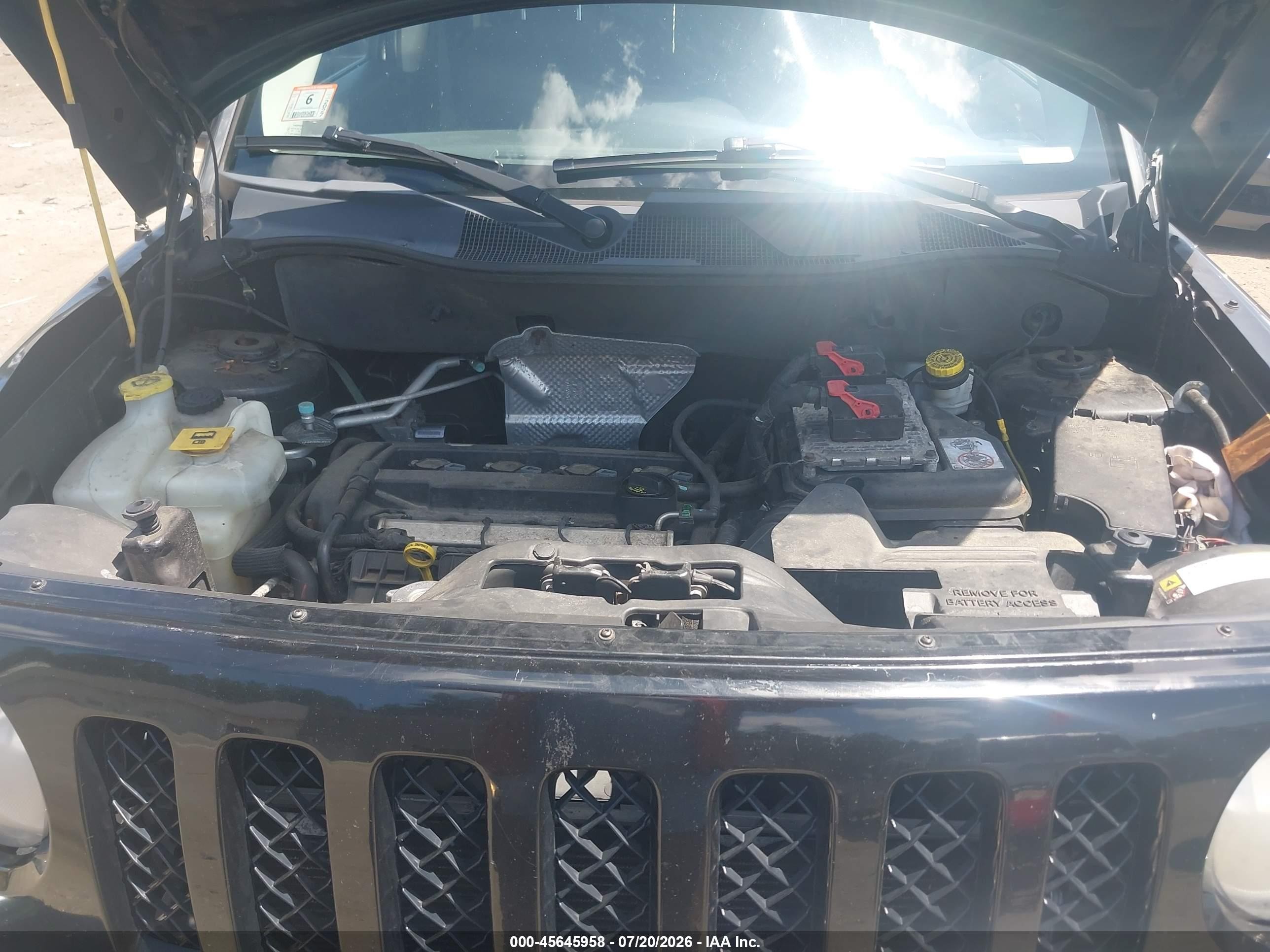 2012 Jeep Patriot Sport Black vin: 1C4NJPBA1CD627434