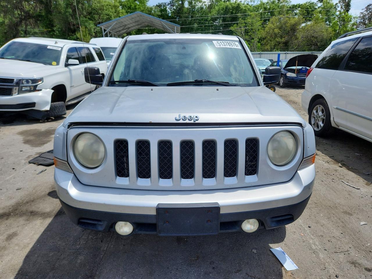 2012 Jeep Patriot Sport Silver vin: 1C4NJPBA1CD636294