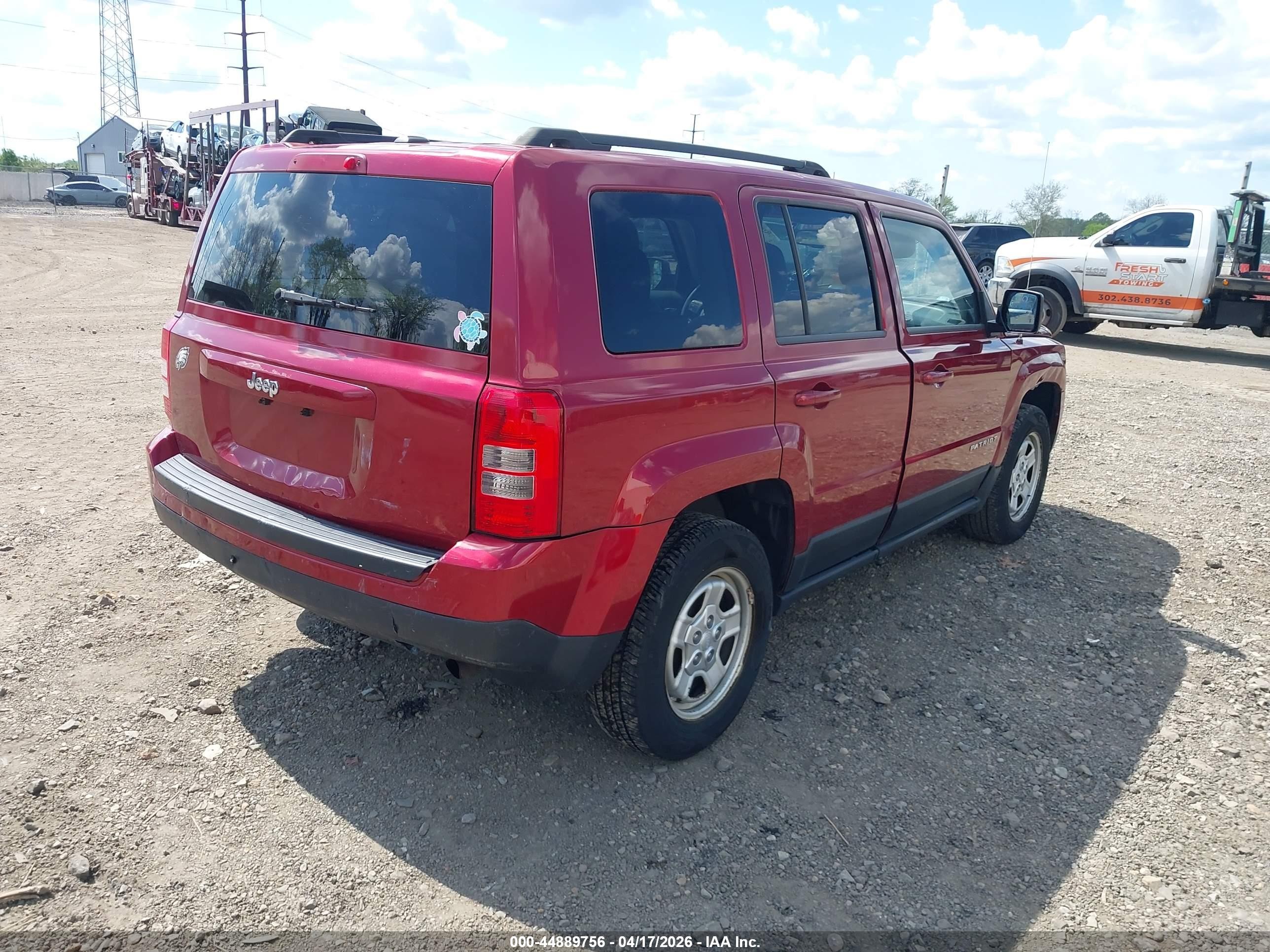 2012 Jeep Patriot Sport Red vin: 1C4NJPBA1CD684118