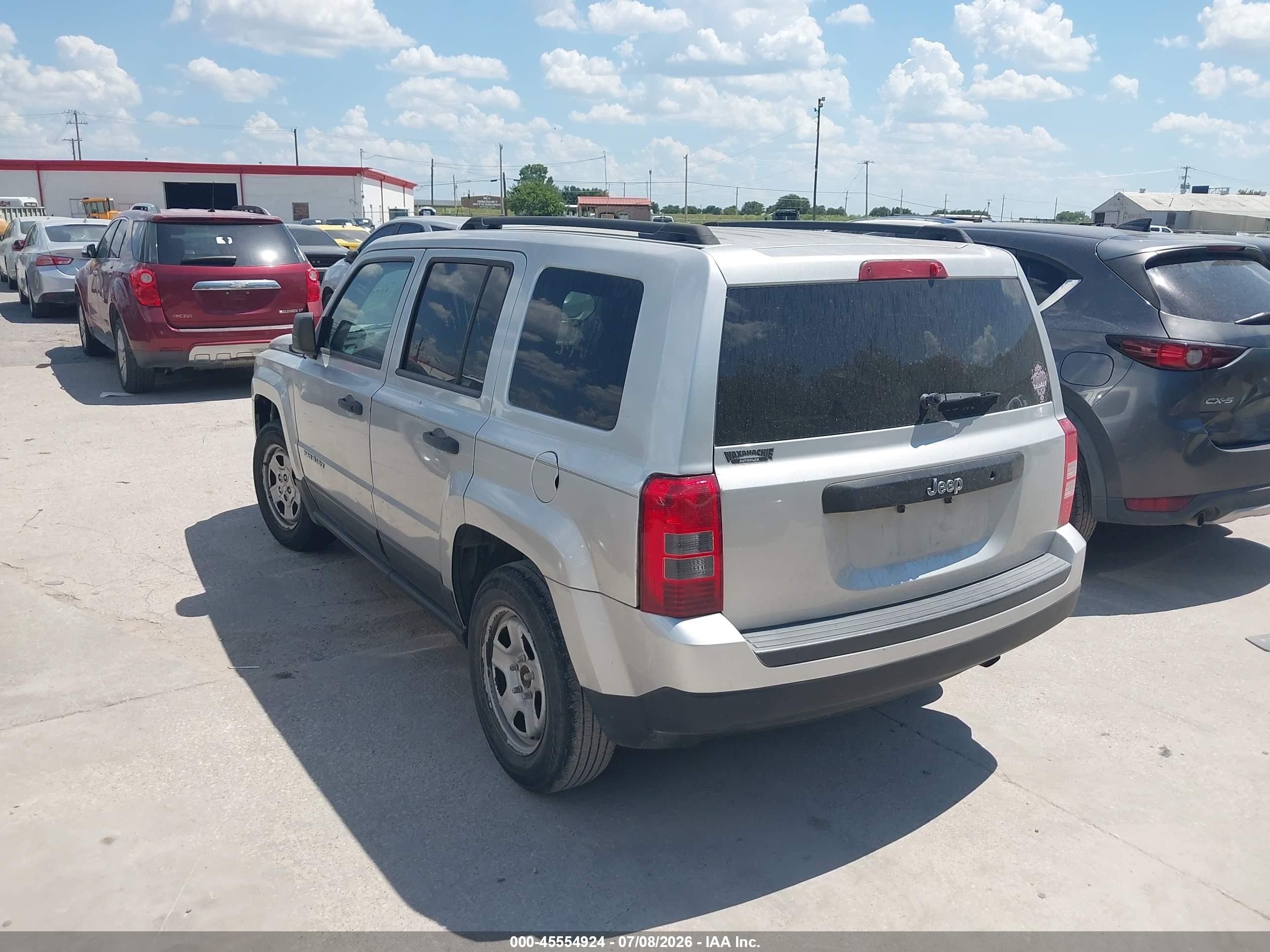 2014 Jeep Patriot Sport Silver vin: 1C4NJPBA1ED529930