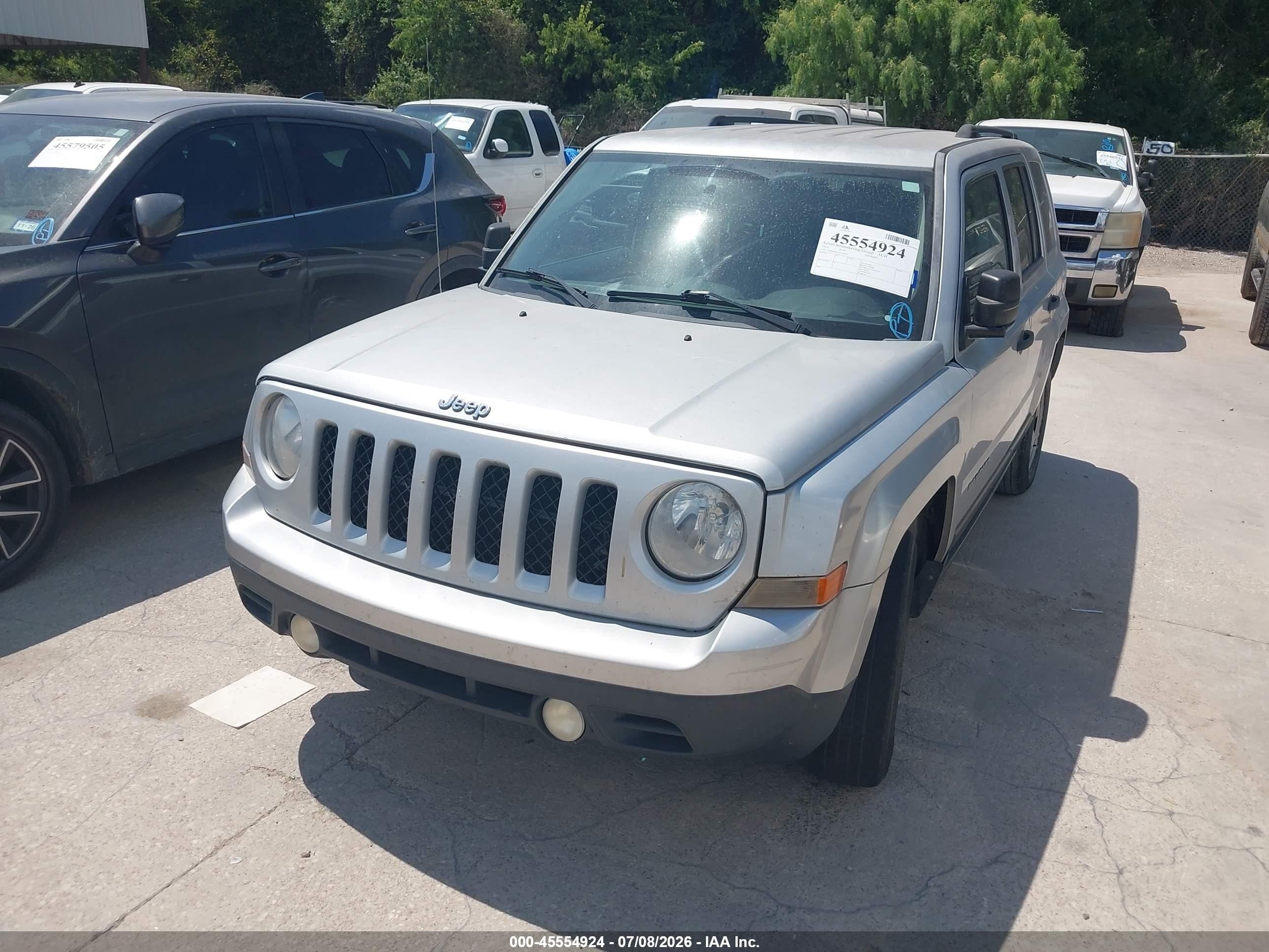 2014 Jeep Patriot Sport Silver vin: 1C4NJPBA1ED529930