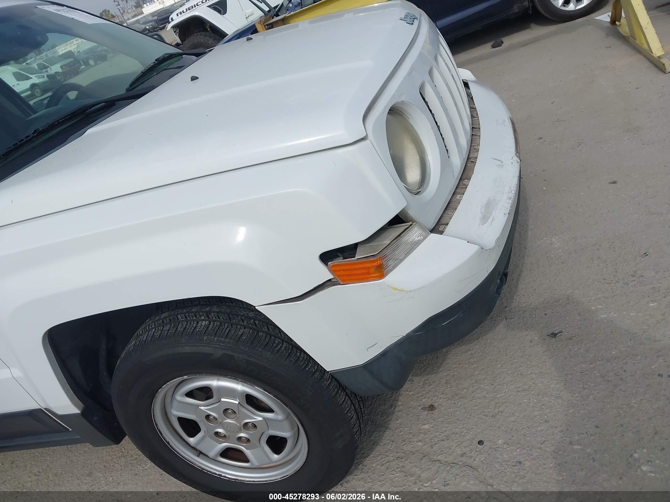 2014 Jeep Patriot Sport White vin: 1C4NJPBA1ED690469
