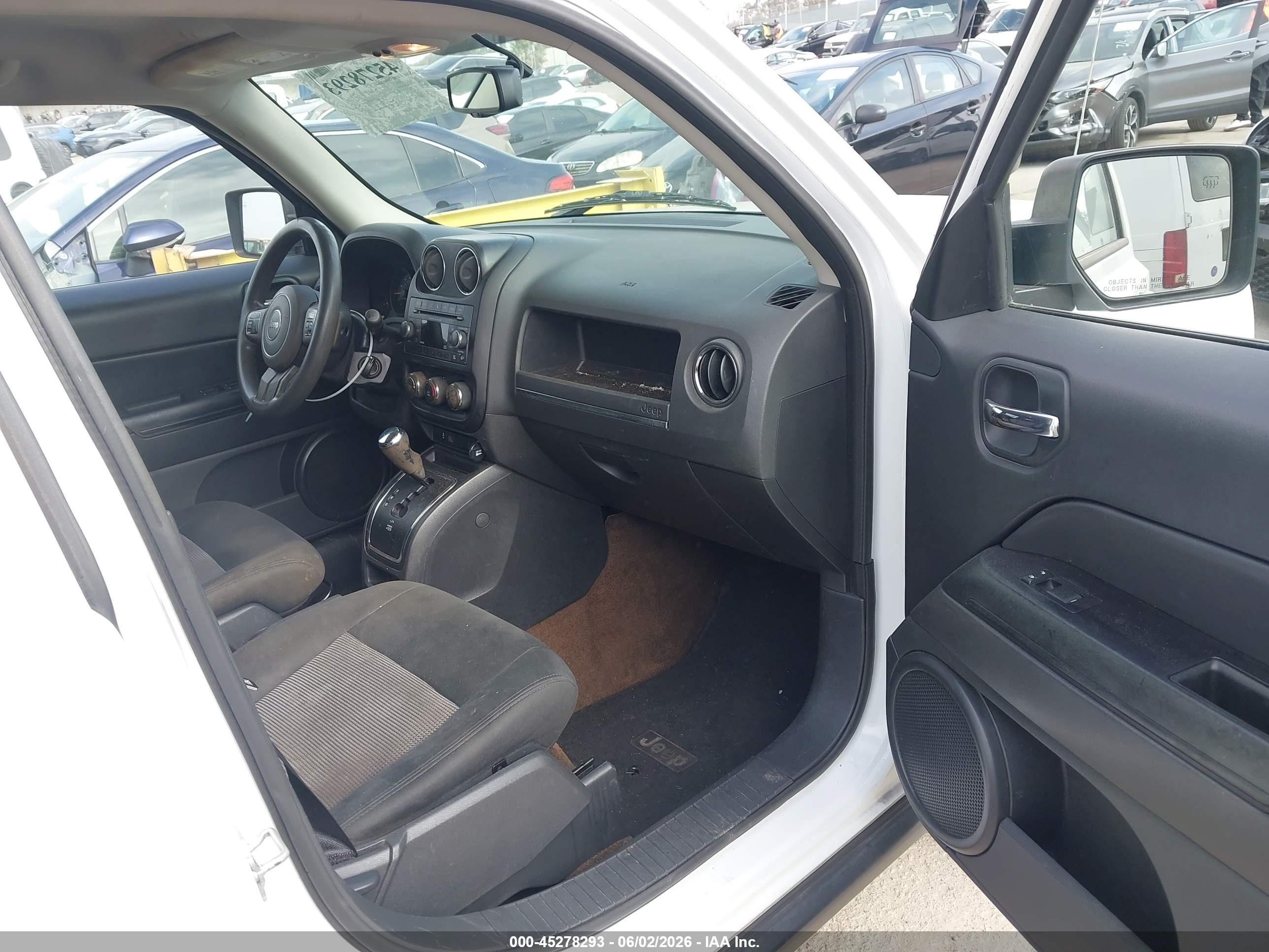 2014 Jeep Patriot Sport White vin: 1C4NJPBA1ED690469