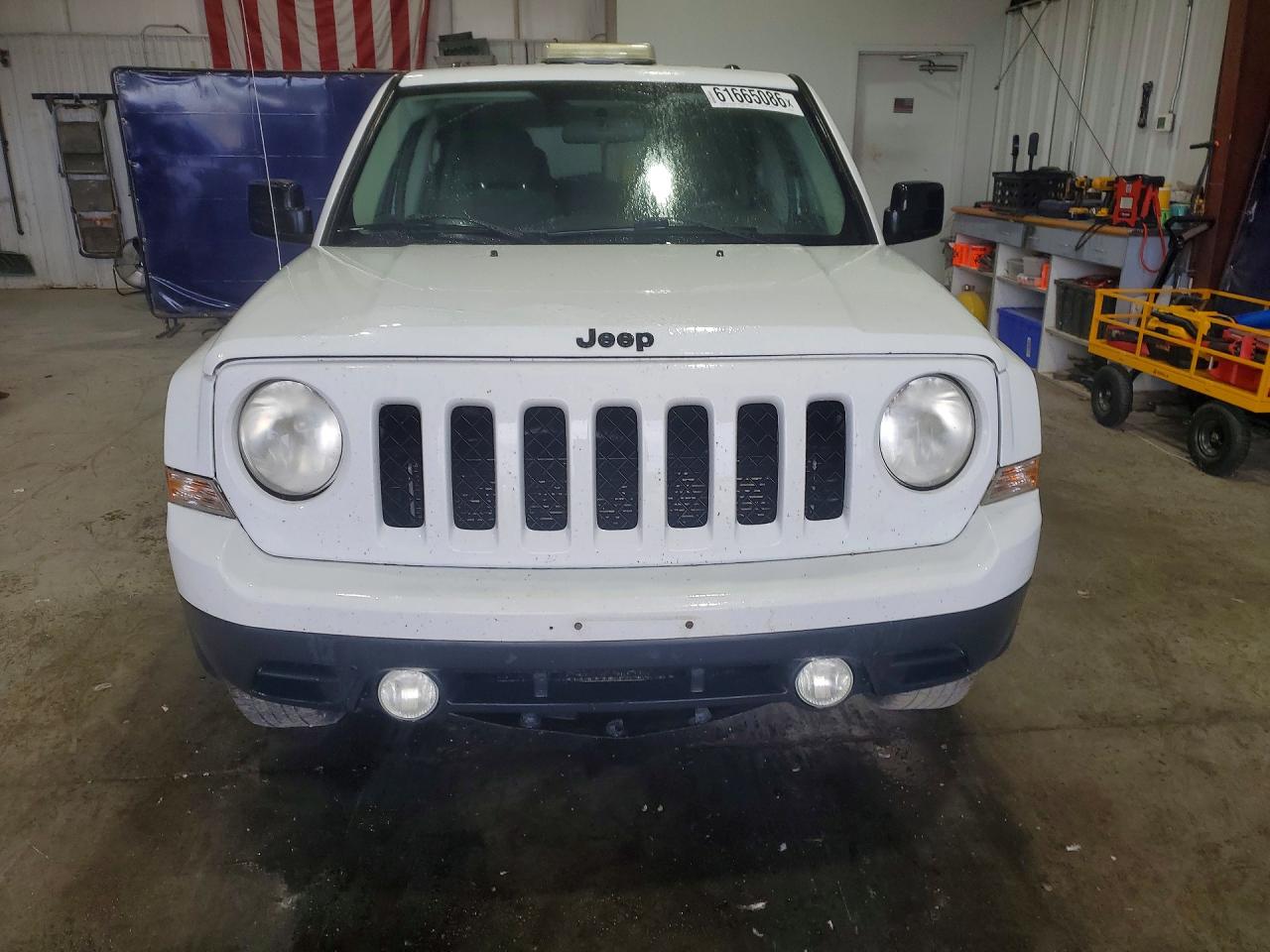 2014 Jeep Patriot Sport White vin: 1C4NJPBA1ED691525