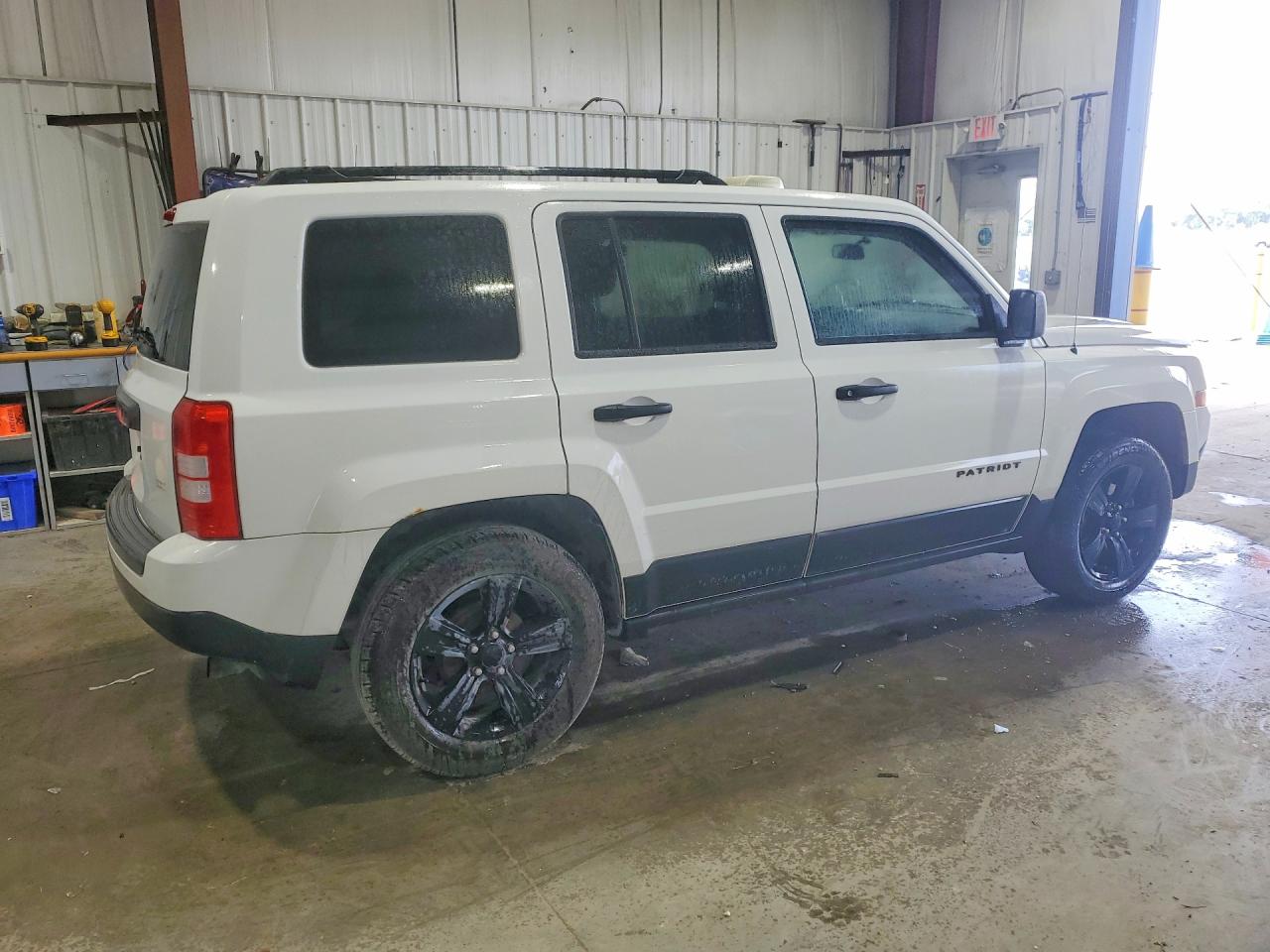 2014 Jeep Patriot Sport White vin: 1C4NJPBA1ED691525